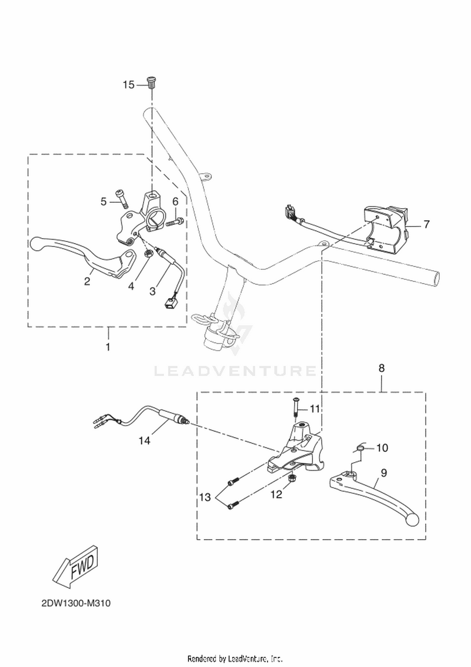 31 HANDLE SWITCH  LEVER