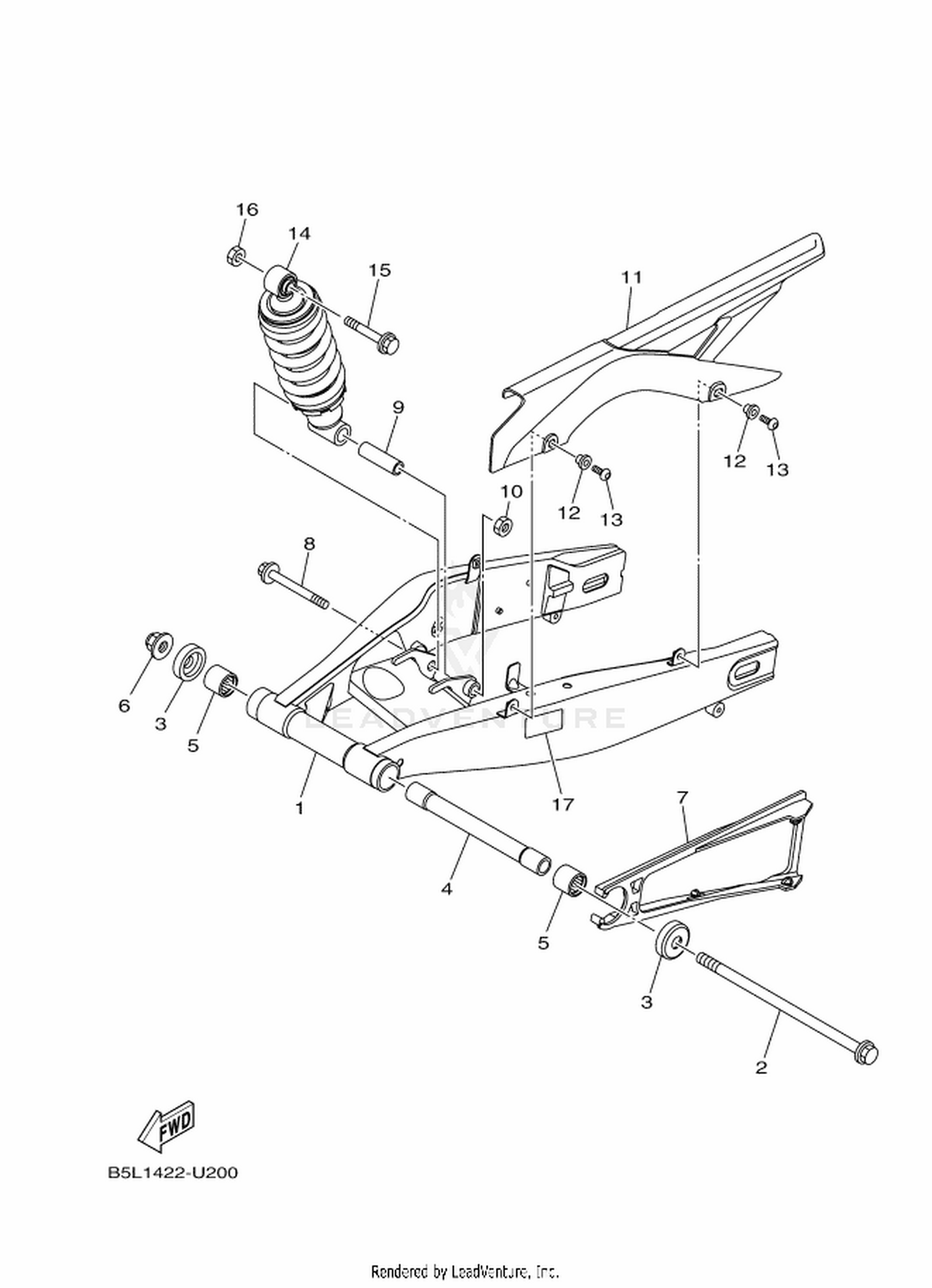 20 REAR ARM  SUSPENSION