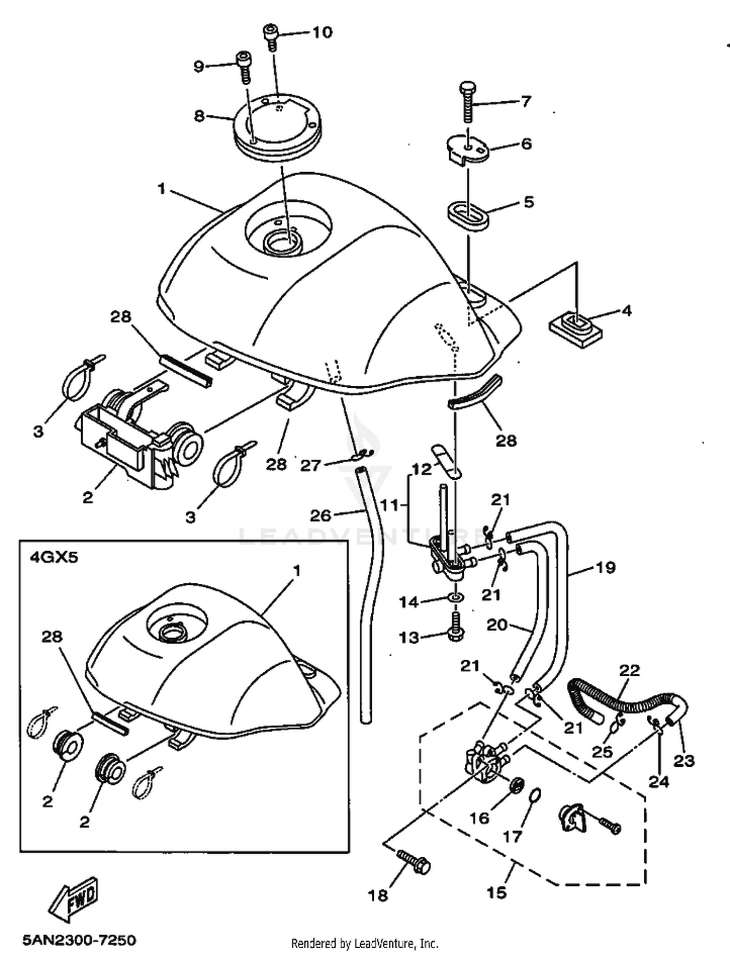 25 FUEL TANK