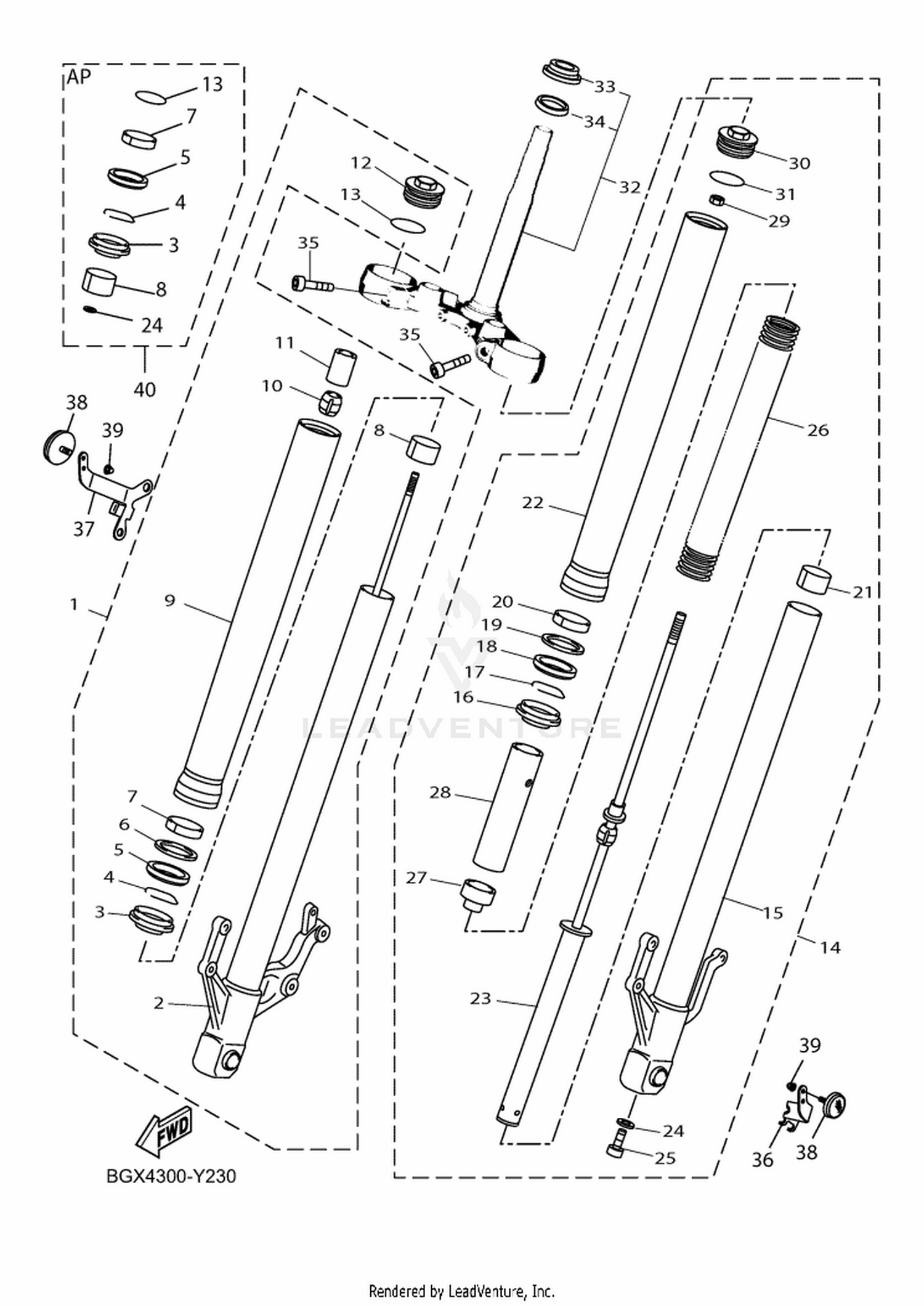 23 FRONT FORK