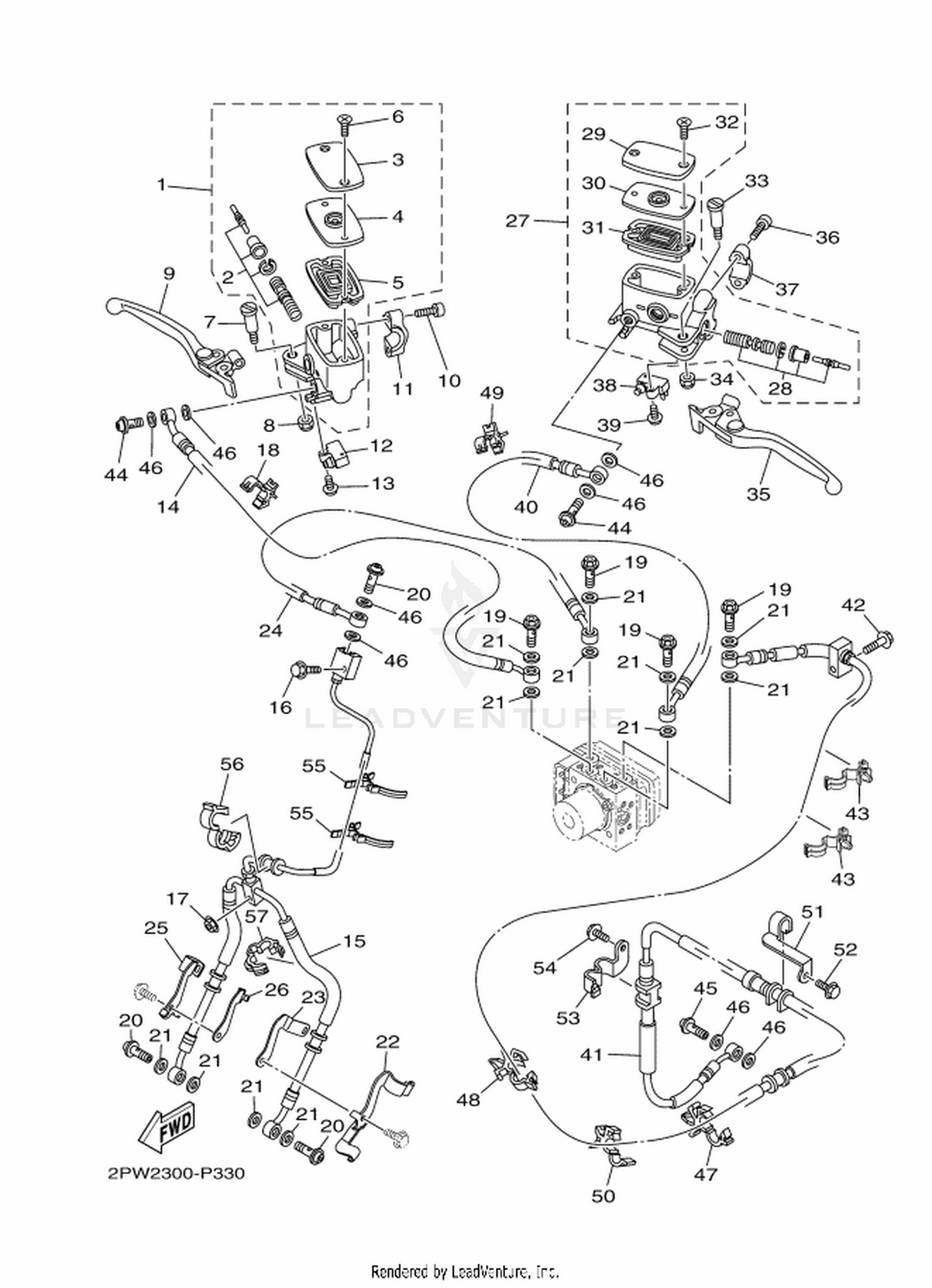 33 FRONT MASTER CYLINDER