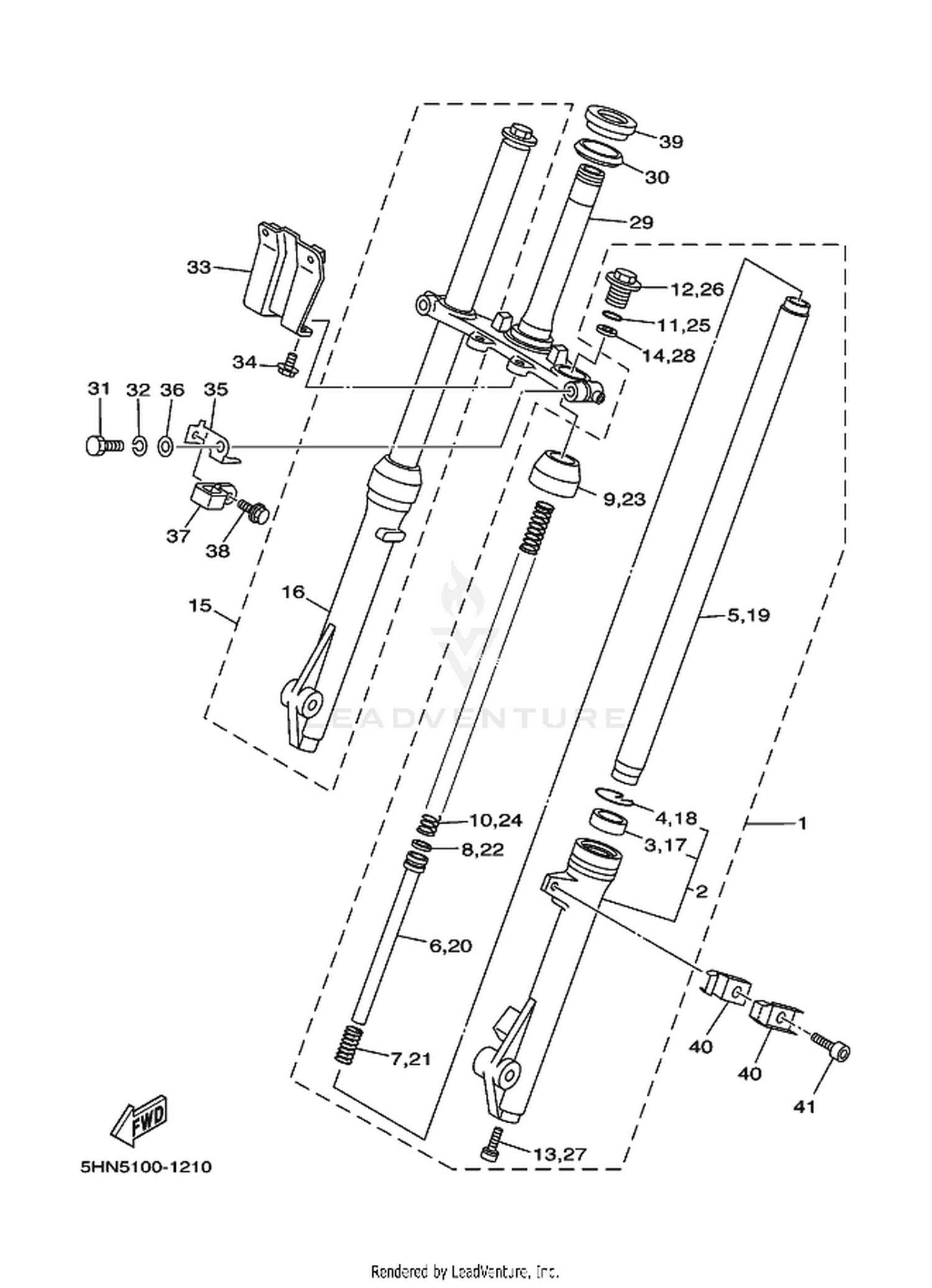 22 FRONT FORK