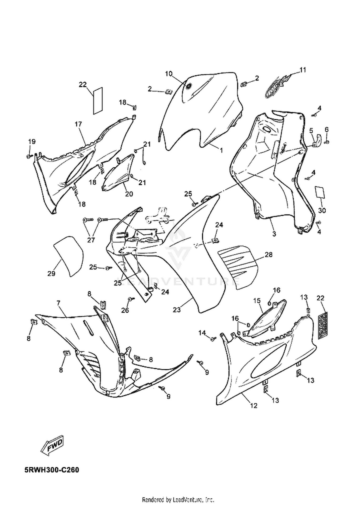 26 LEG SHIELD