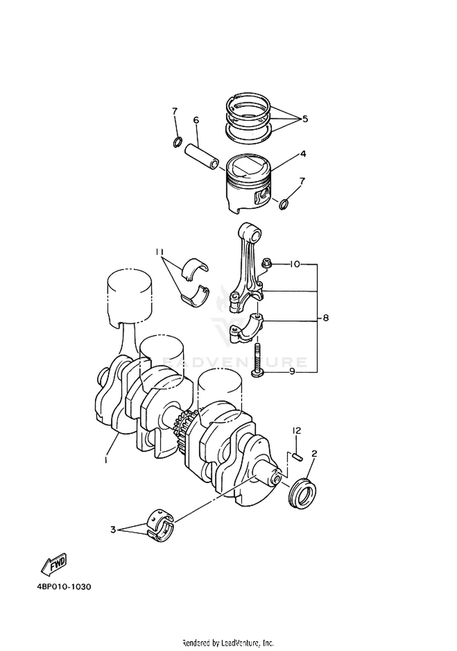 03 CRANKSHAFT  PISTON