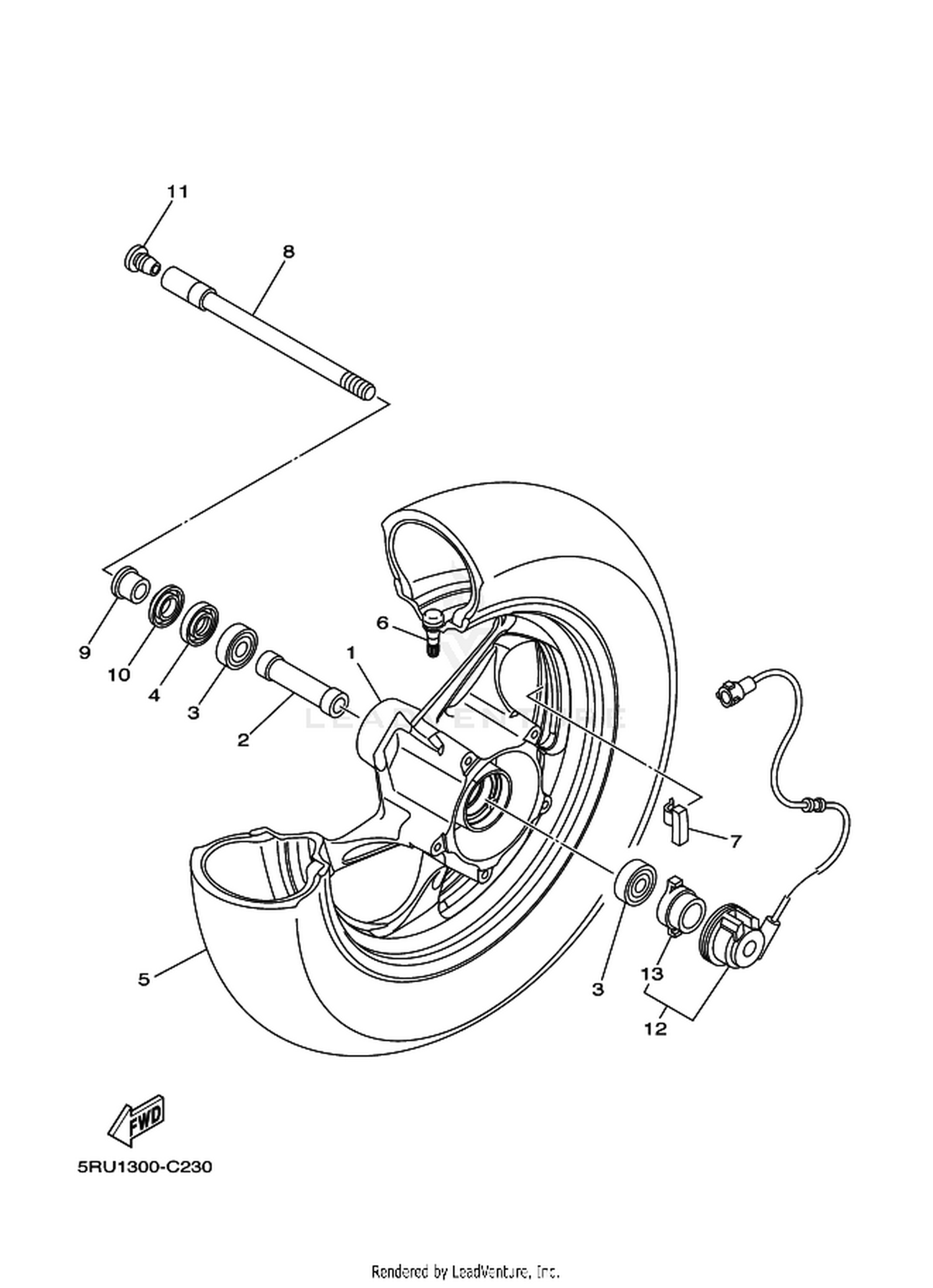 23 FRONT WHEEL