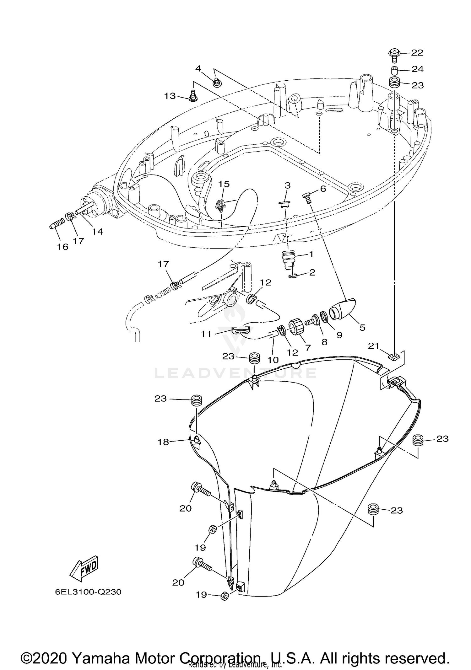 BOTTOM COWLING 2