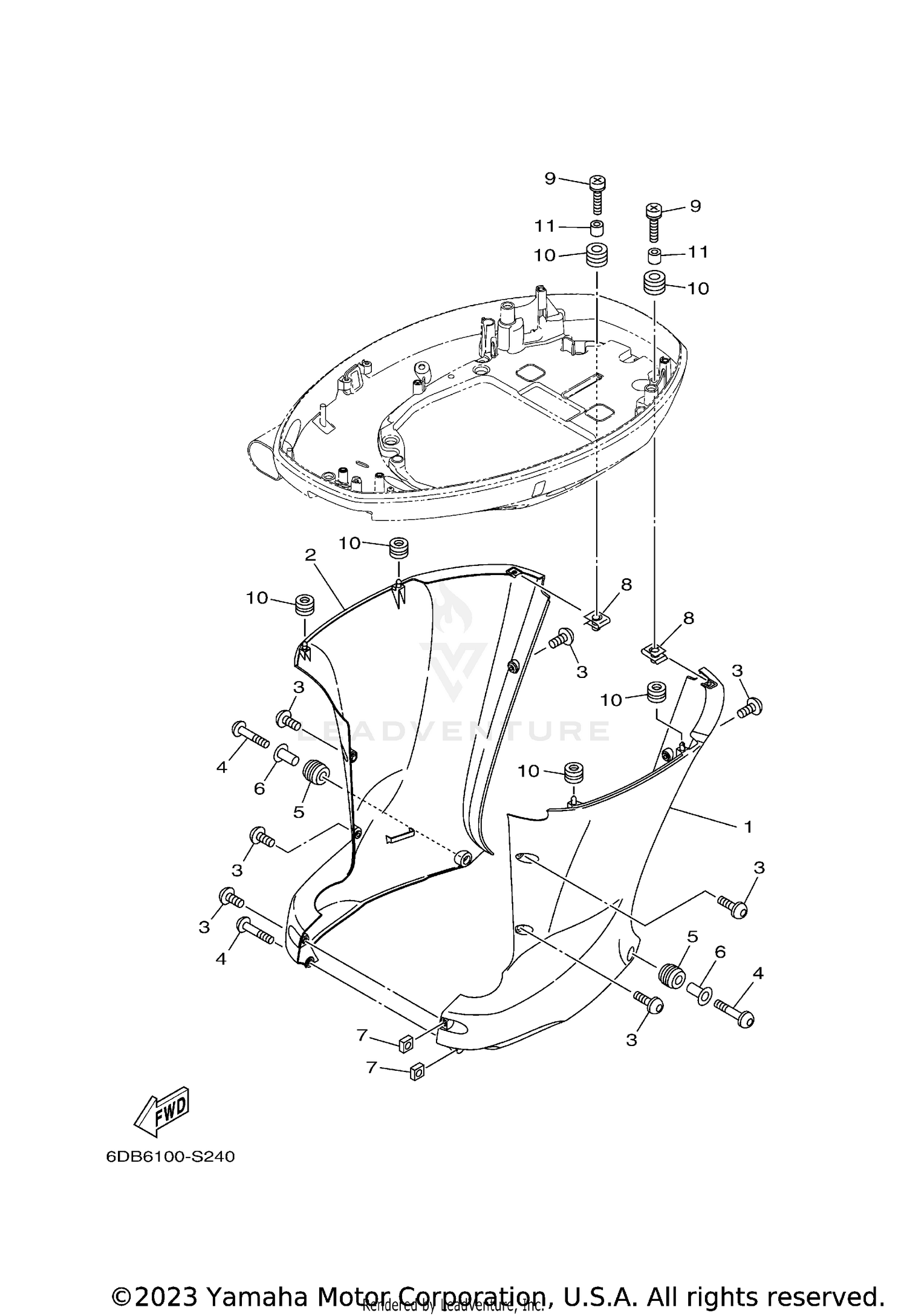 BOTTOM COWLING 2