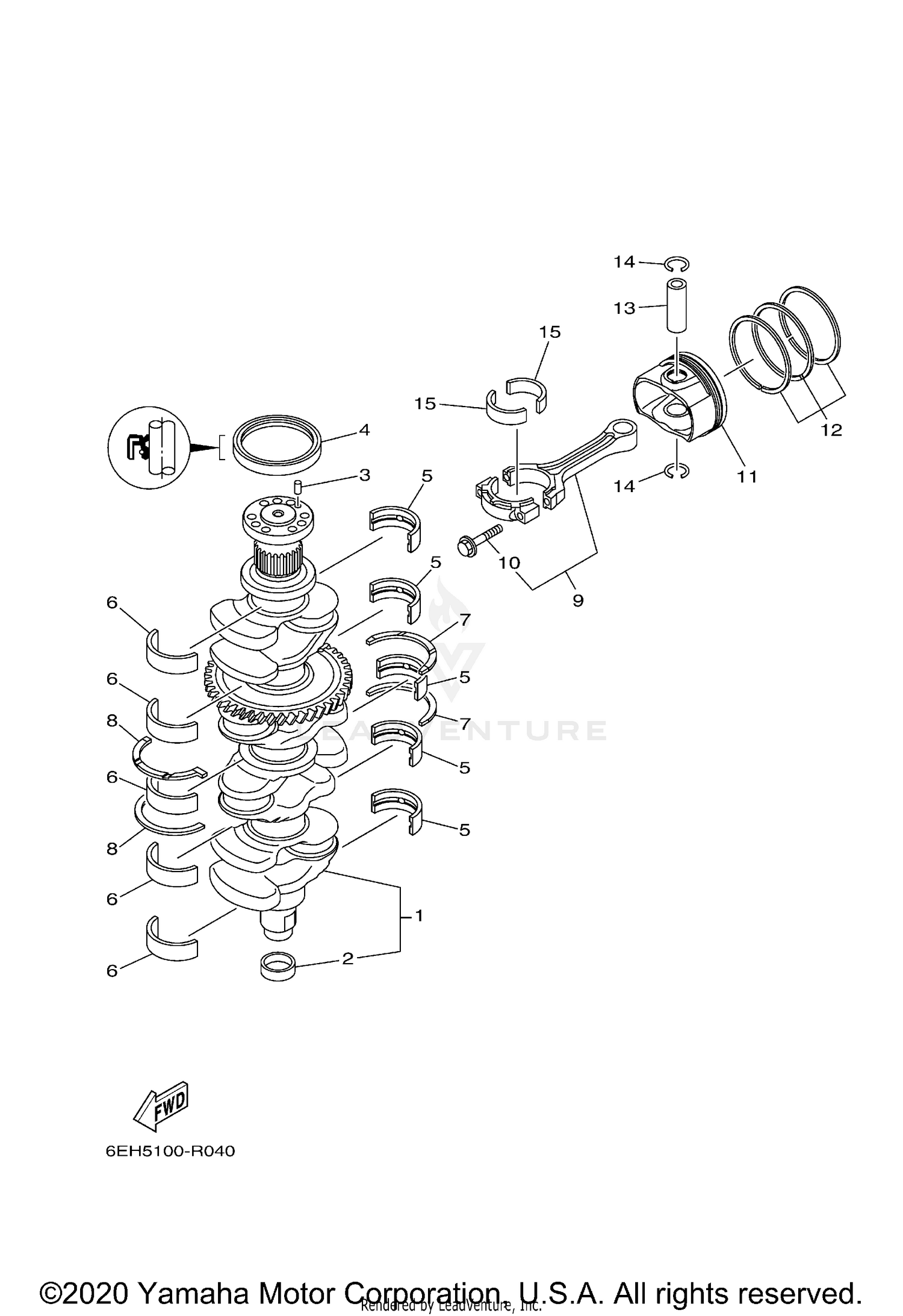 CRANKSHAFT & PISTON