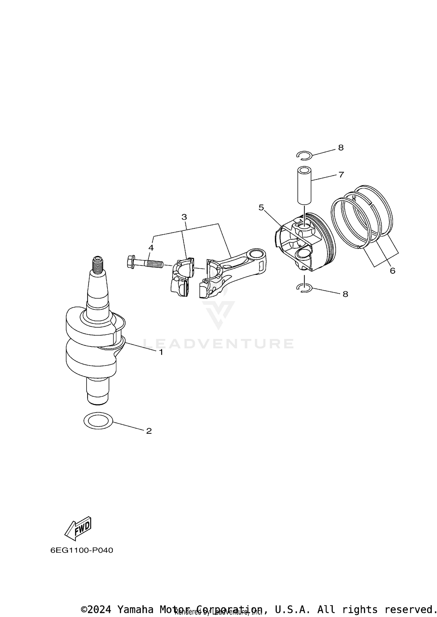 CRANKSHAFT PISTON
