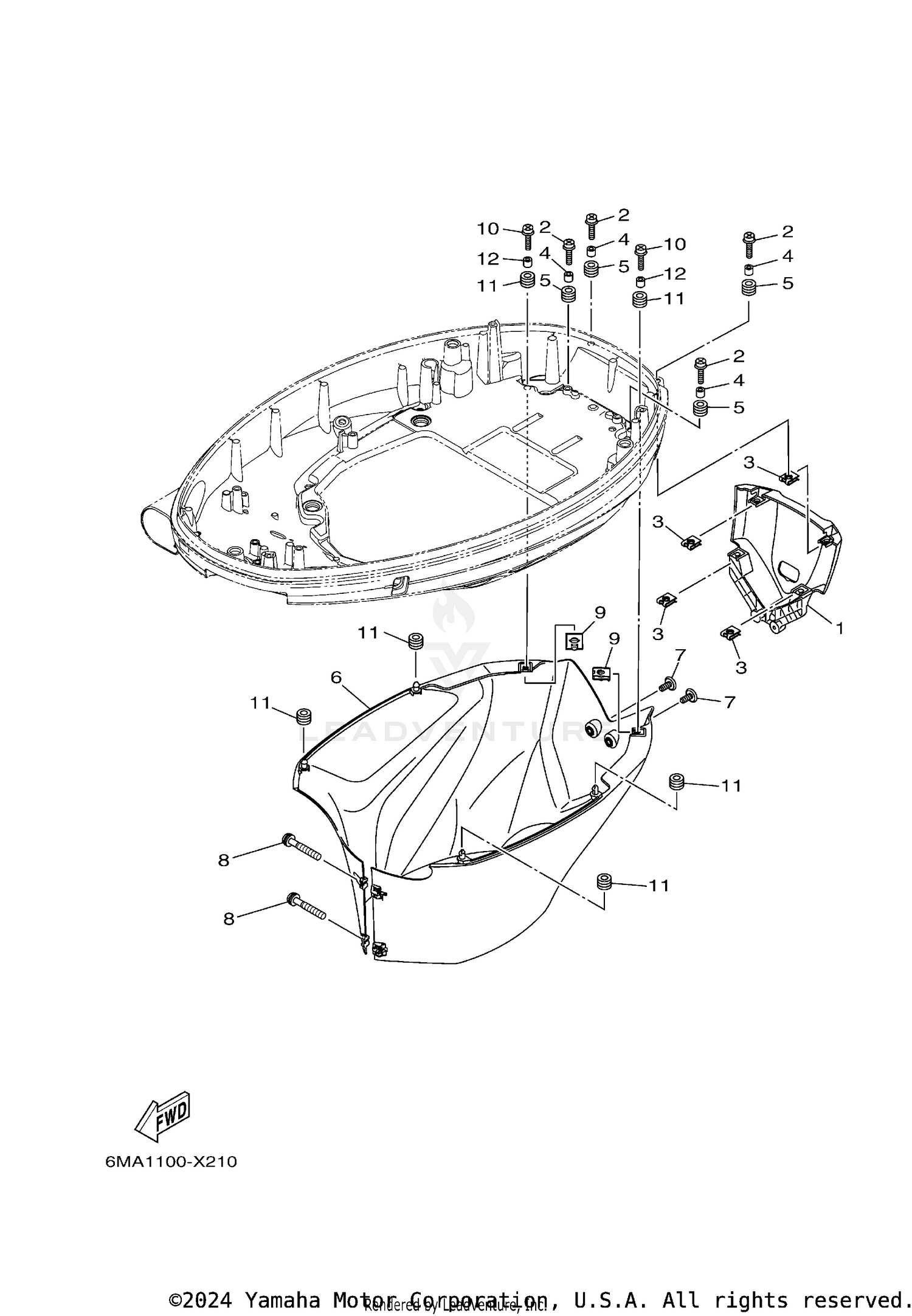 BOTTOM COWLING 2