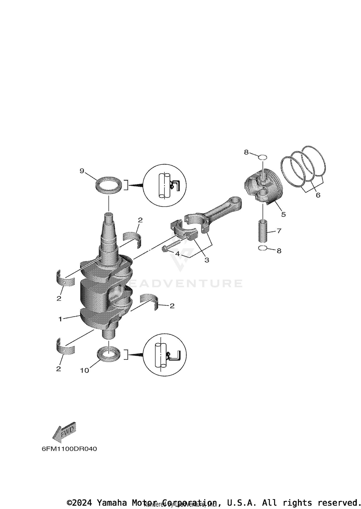 CRANKSHAFT PISTON