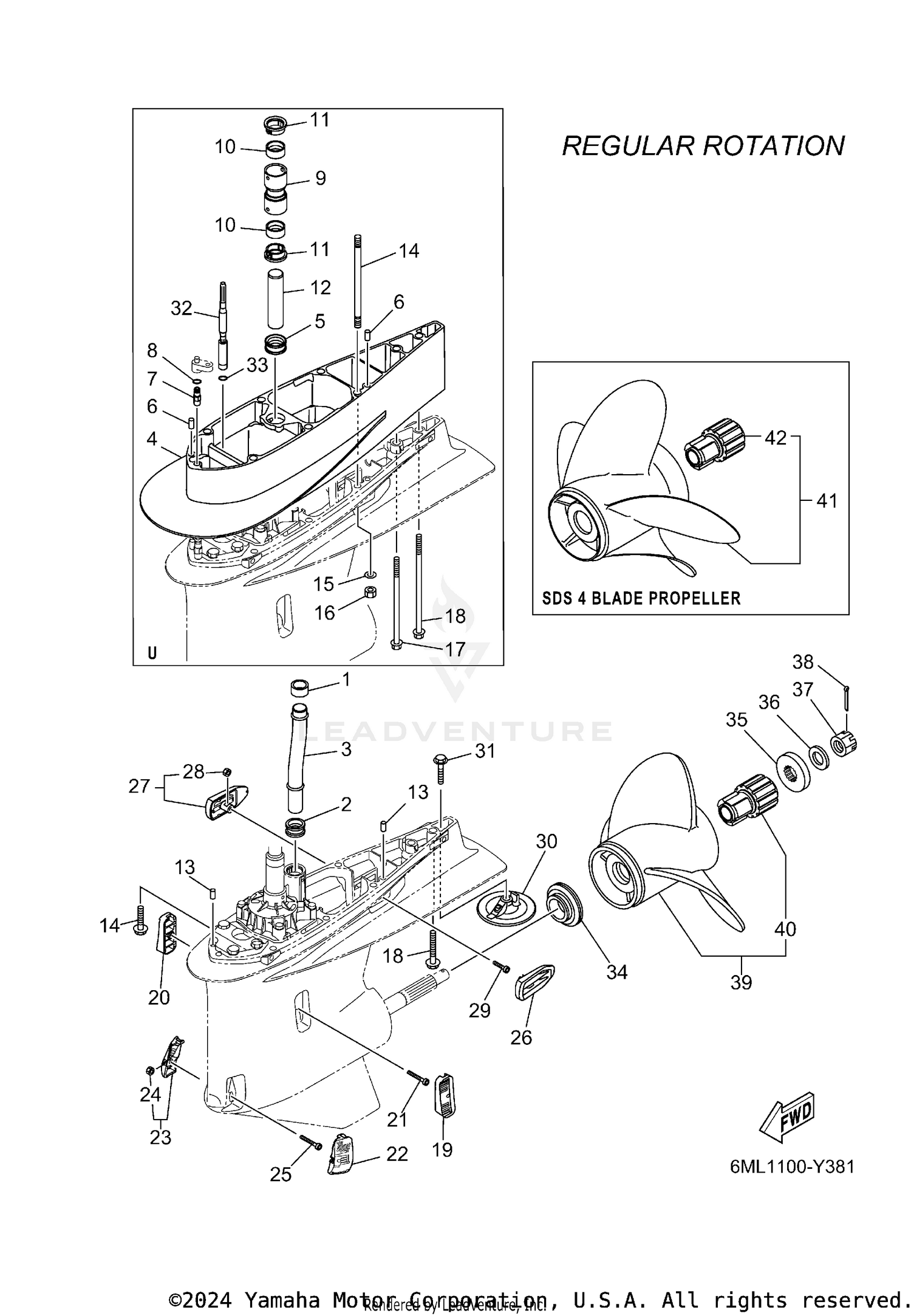 LOWER CASING DRIVE 2