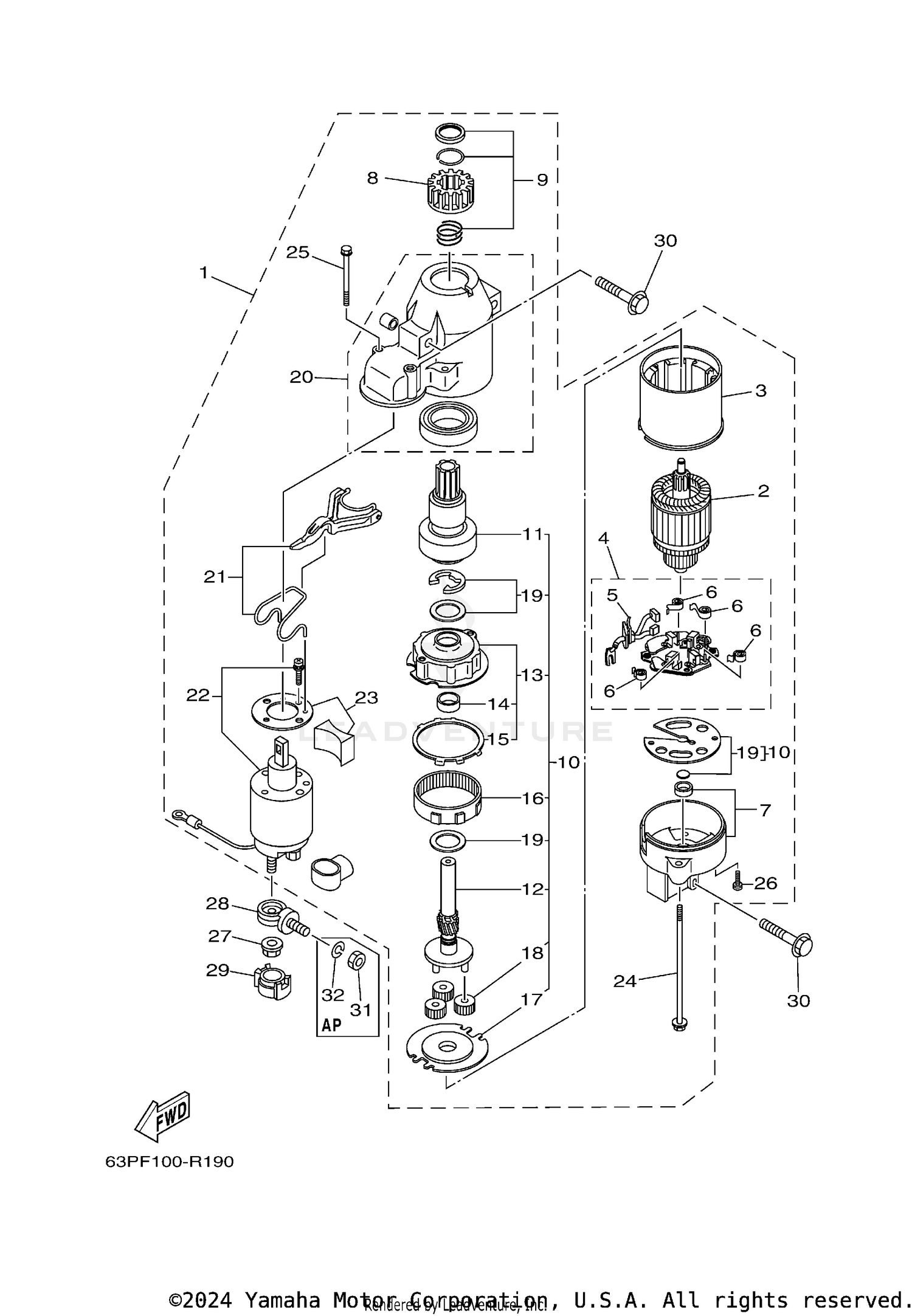 STARTING MOTOR