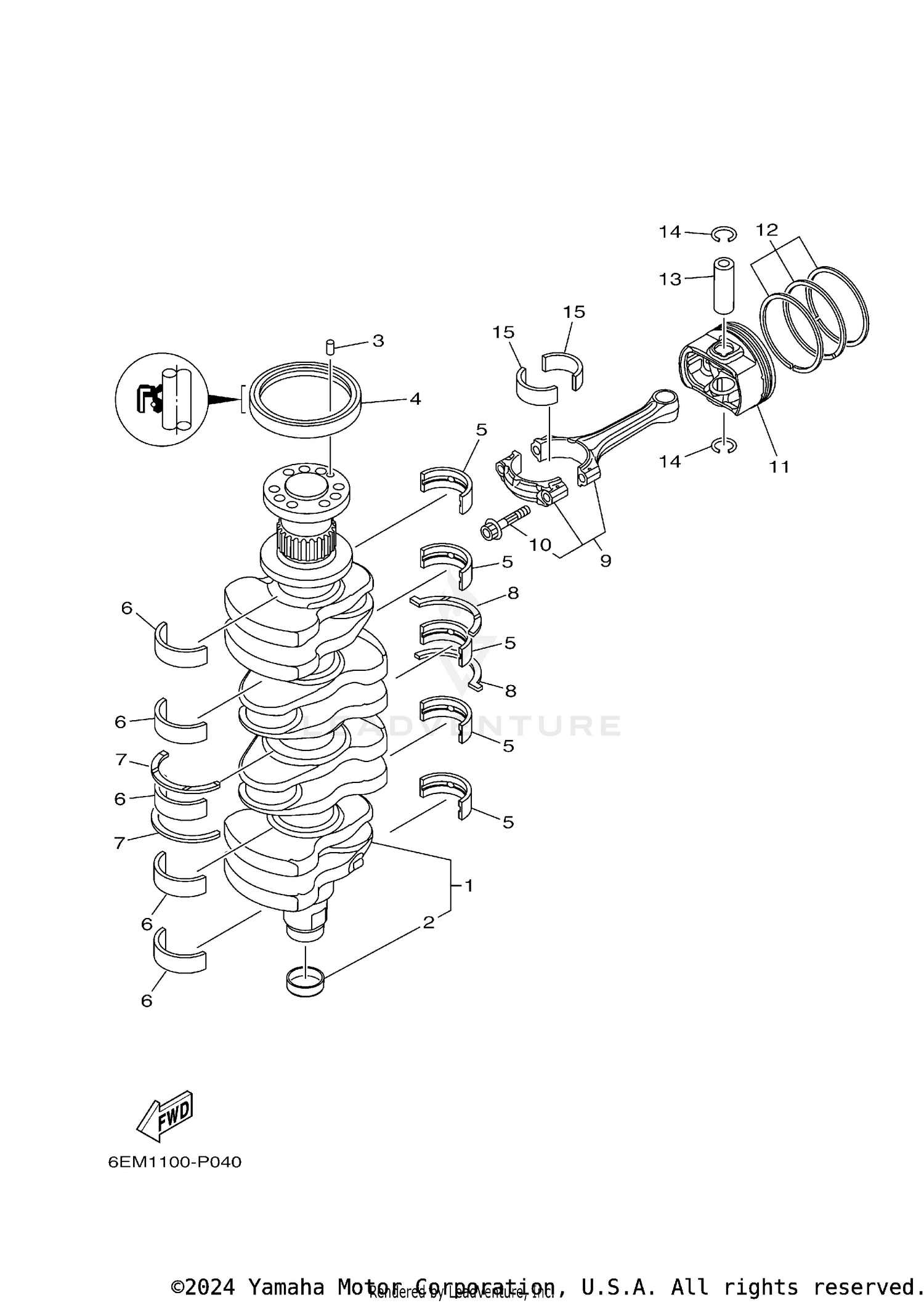 CRANKSHAFT PISTON