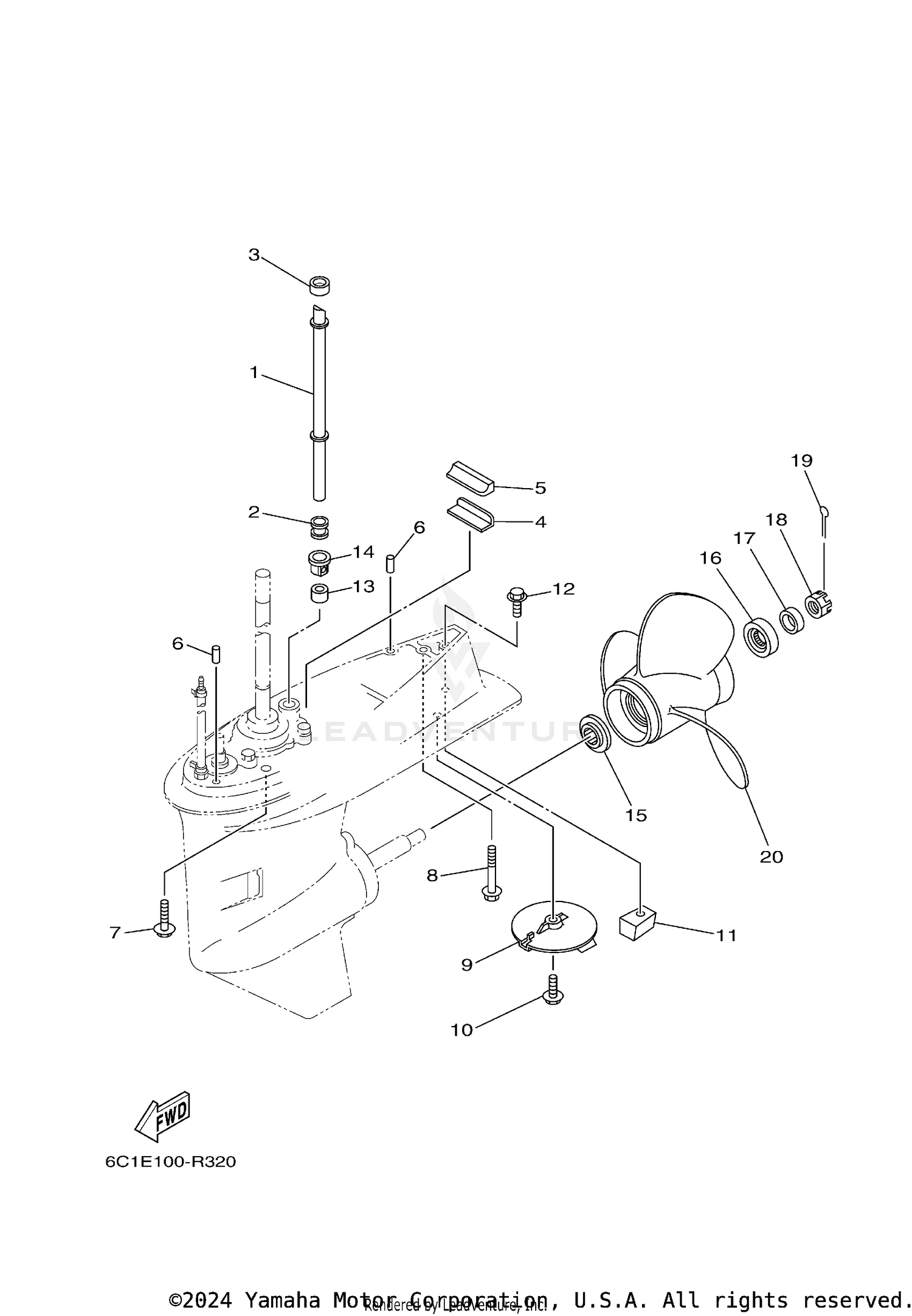 LOWER CASING DRIVE 2