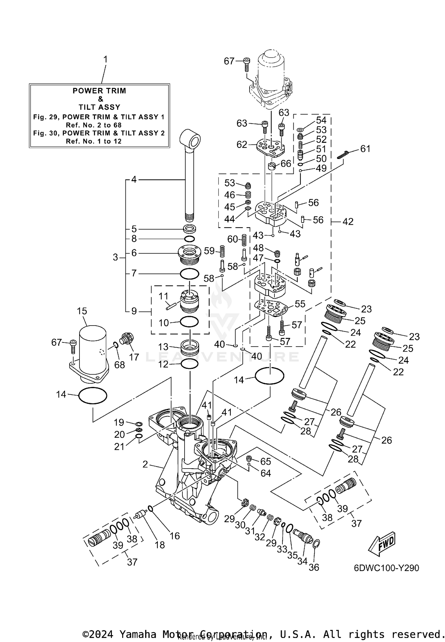 POWER TRIM TILT ASSY 1