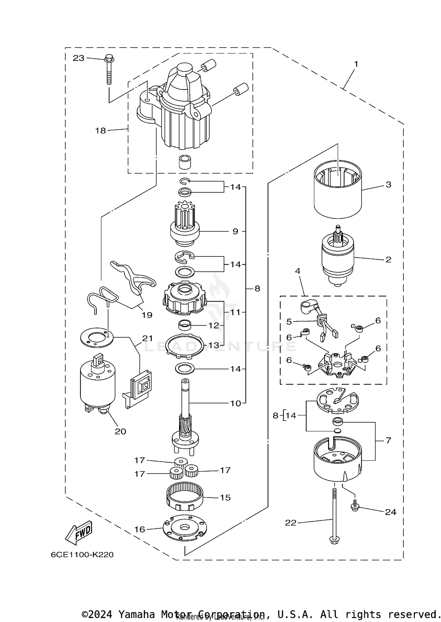 STARTING MOTOR