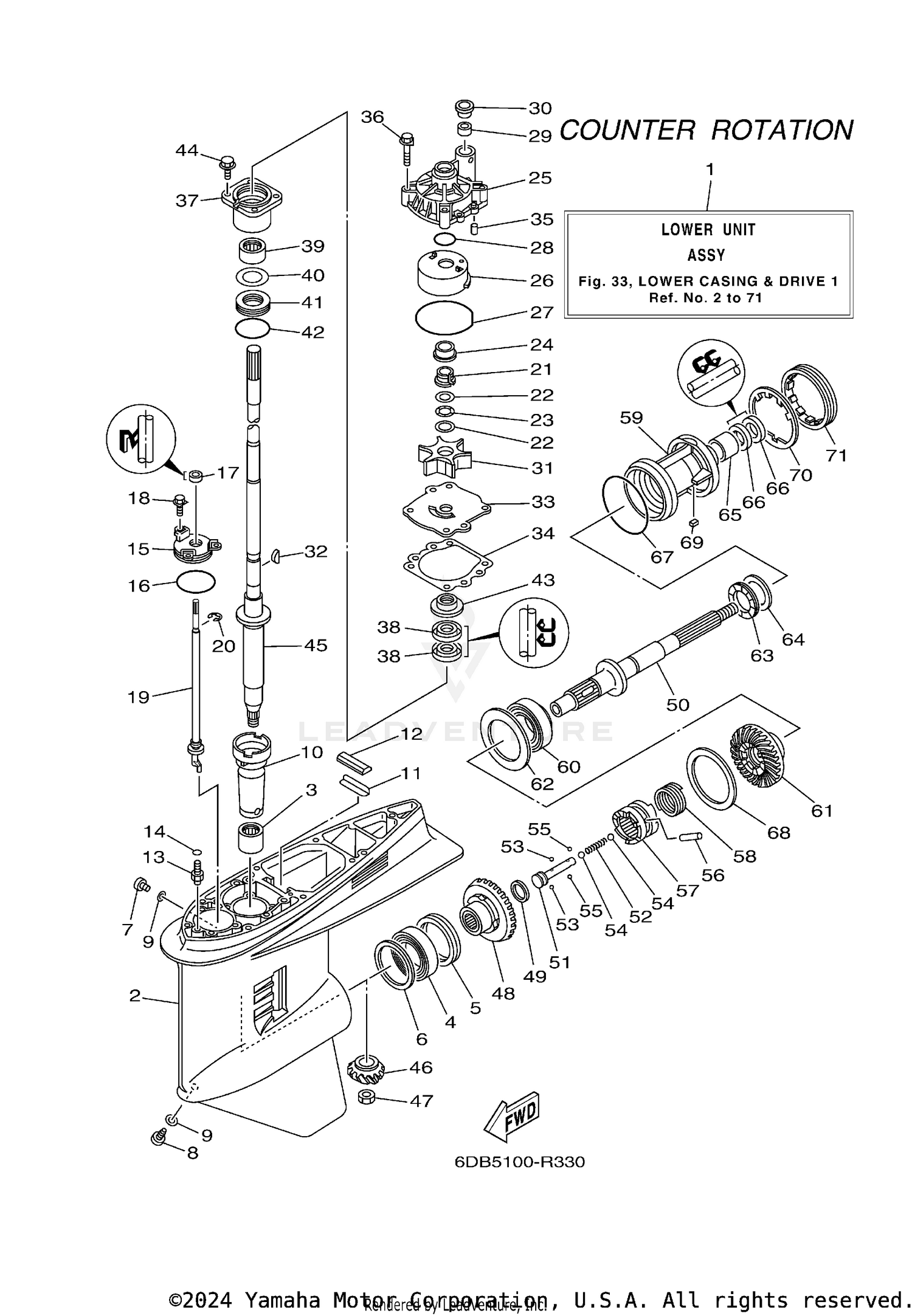 LOWER CASING DRIVE 3