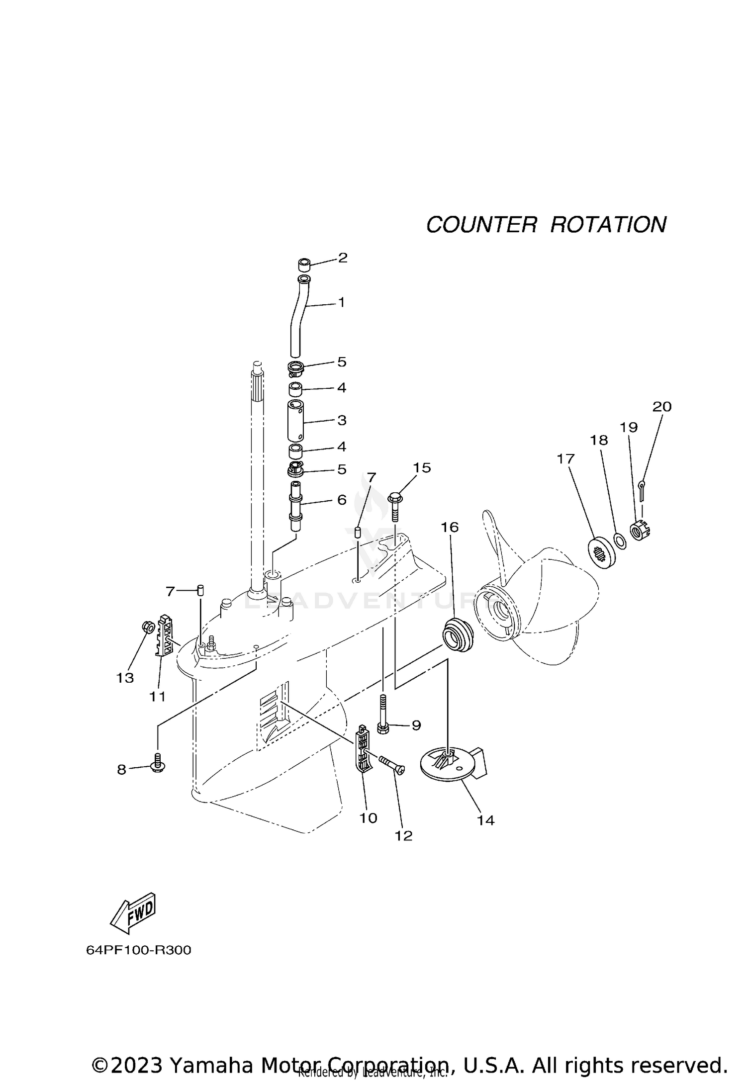LOWER CASING DRIVE 4
