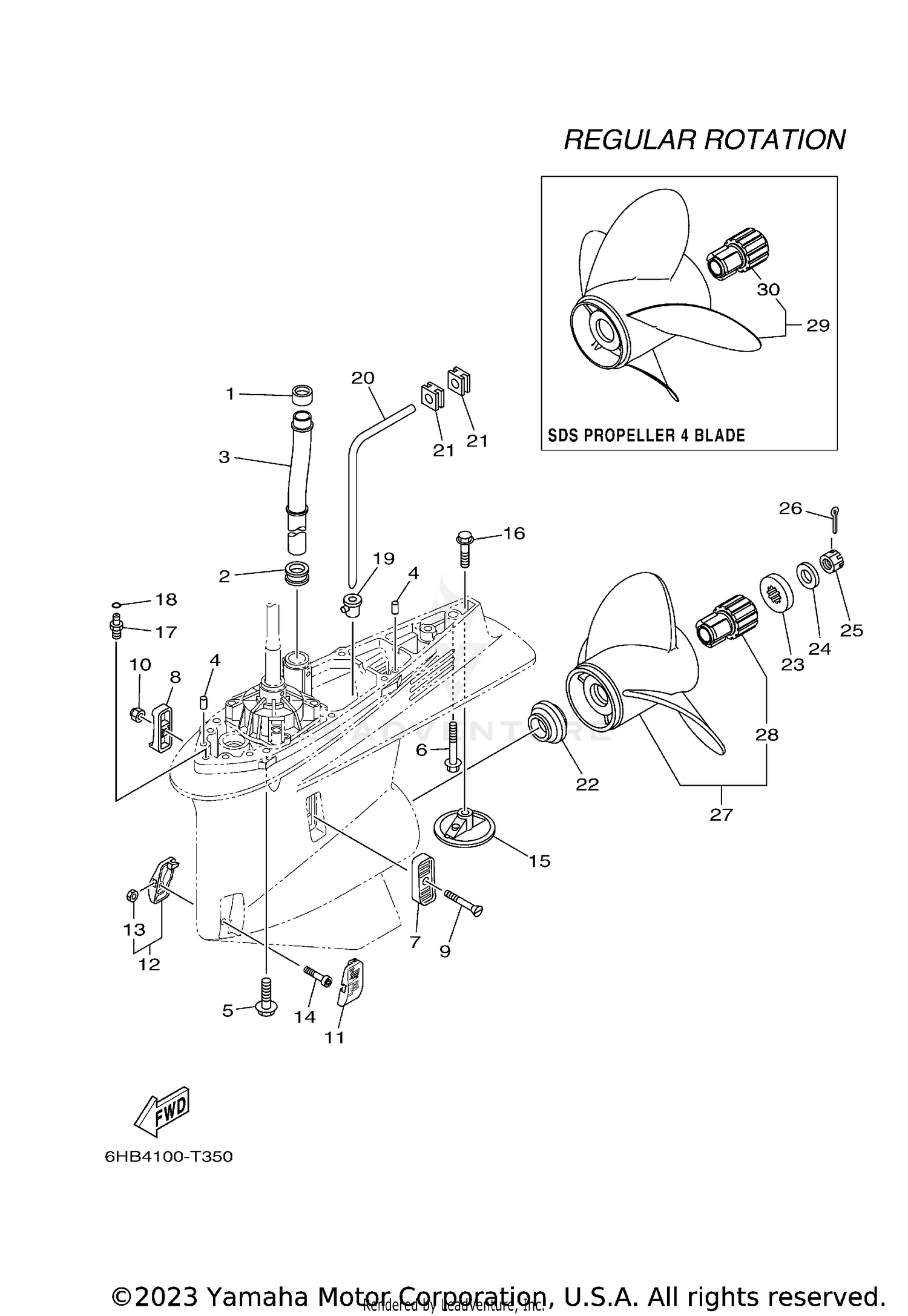 LOWER CASING DRIVE 2