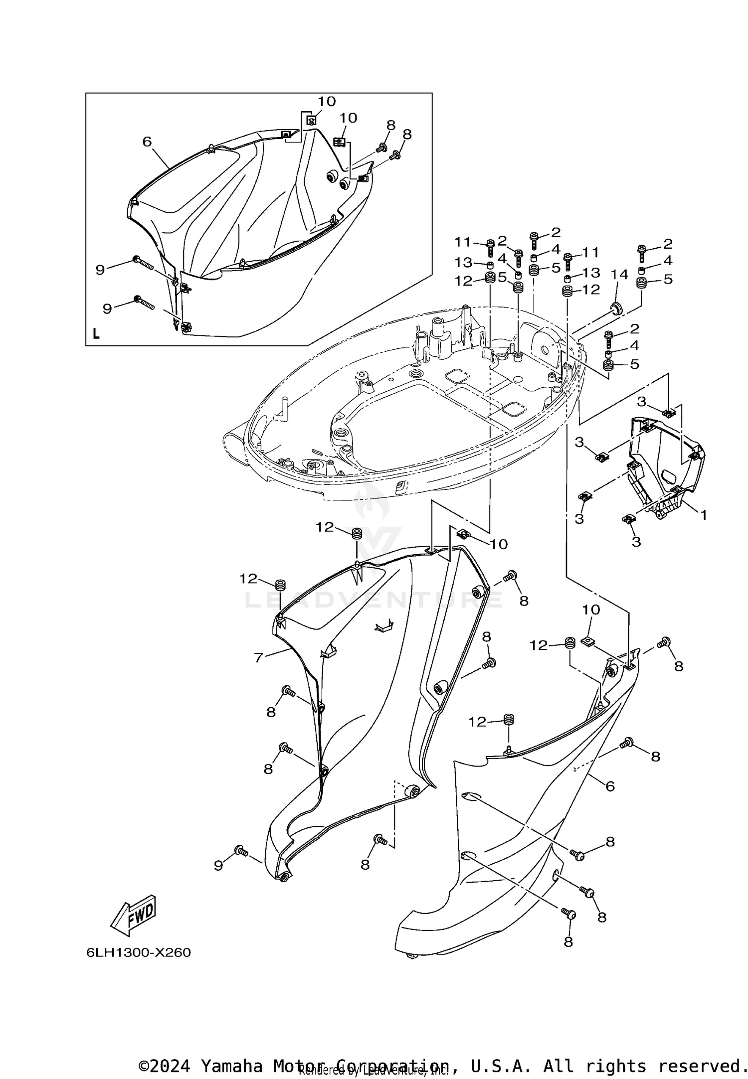 BOTTOM COWLING 2