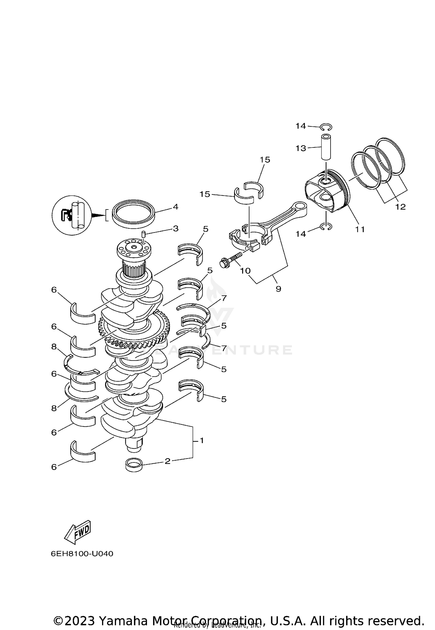 CRANKSHAFT PISTON