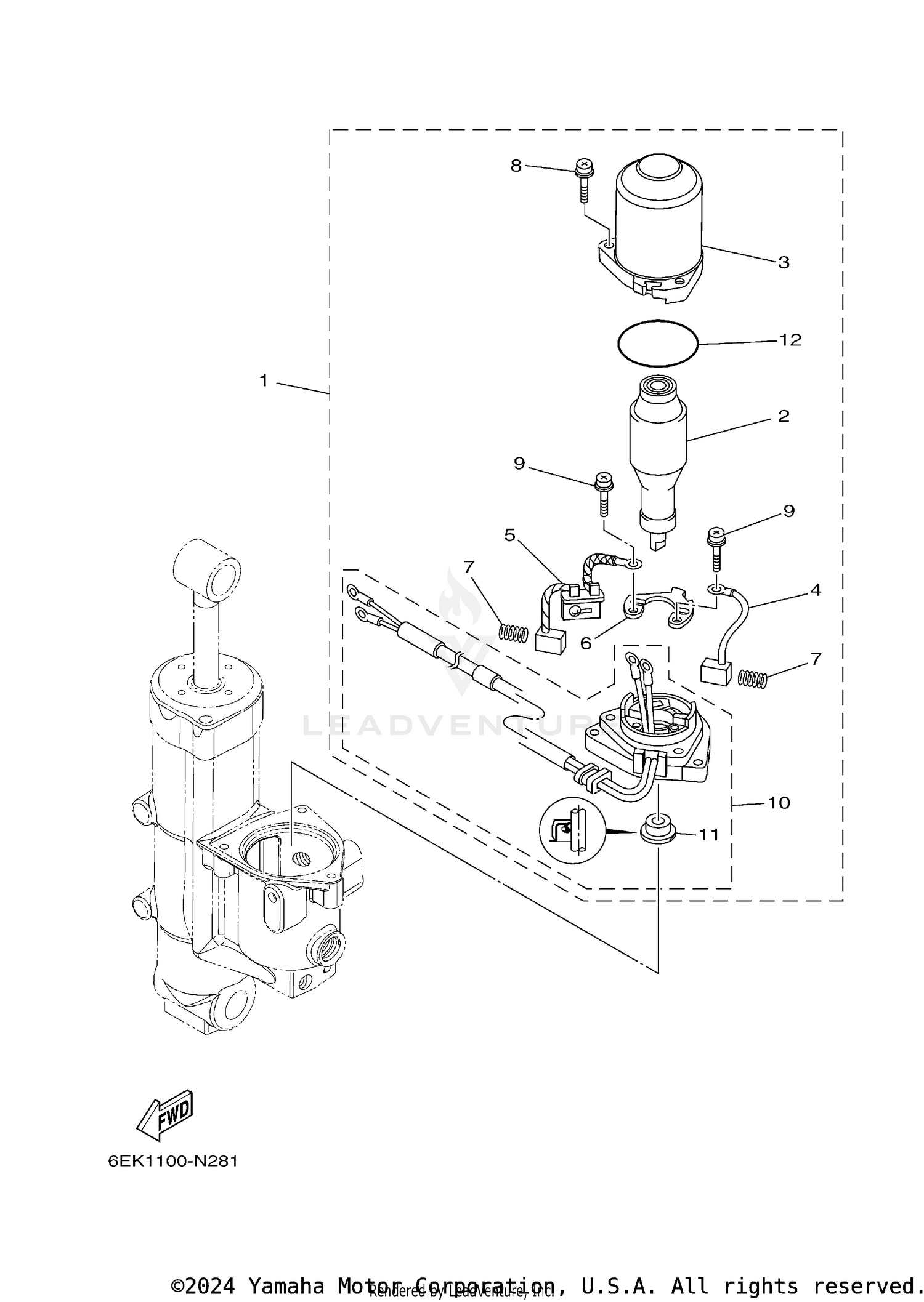 POWER TRIM TILT ASSY 2