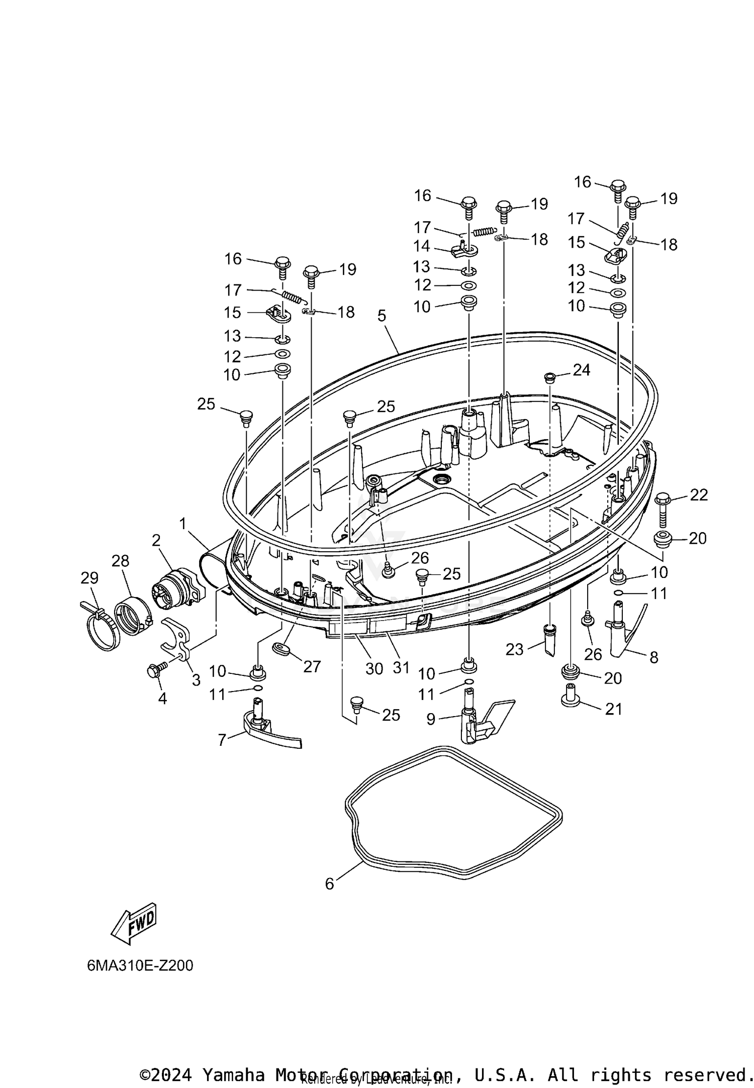 BOTTOM COWLING 1