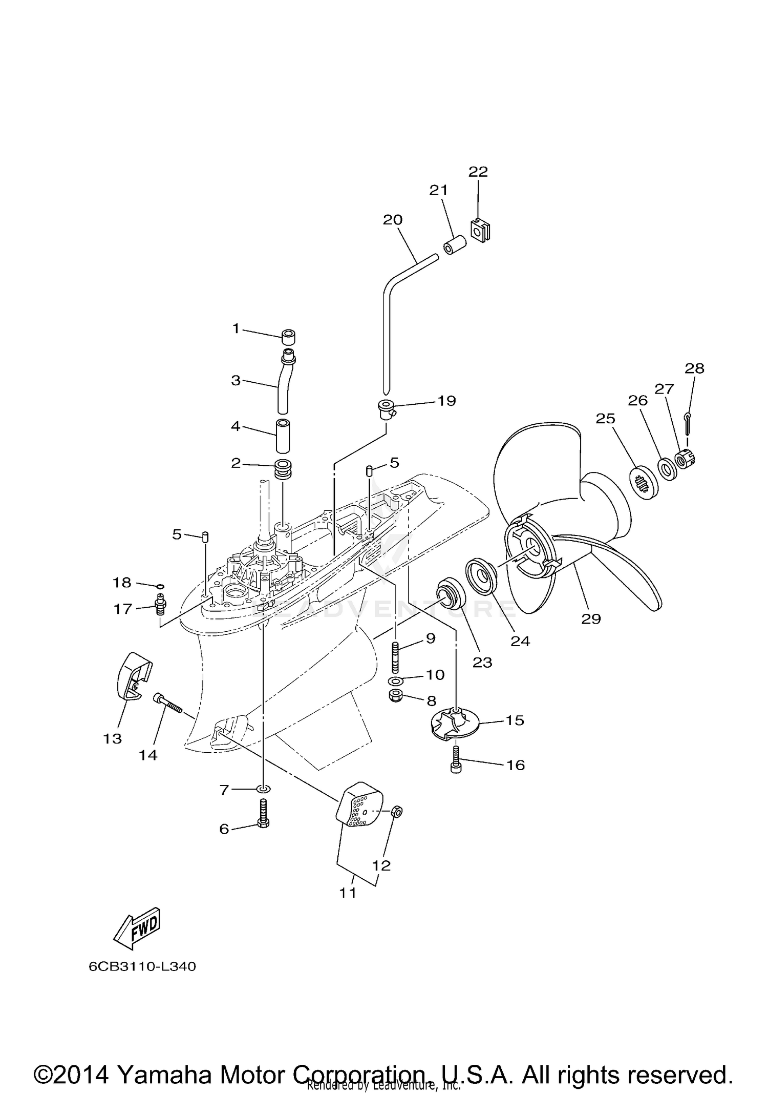 LOWER CASING DRIVE 2