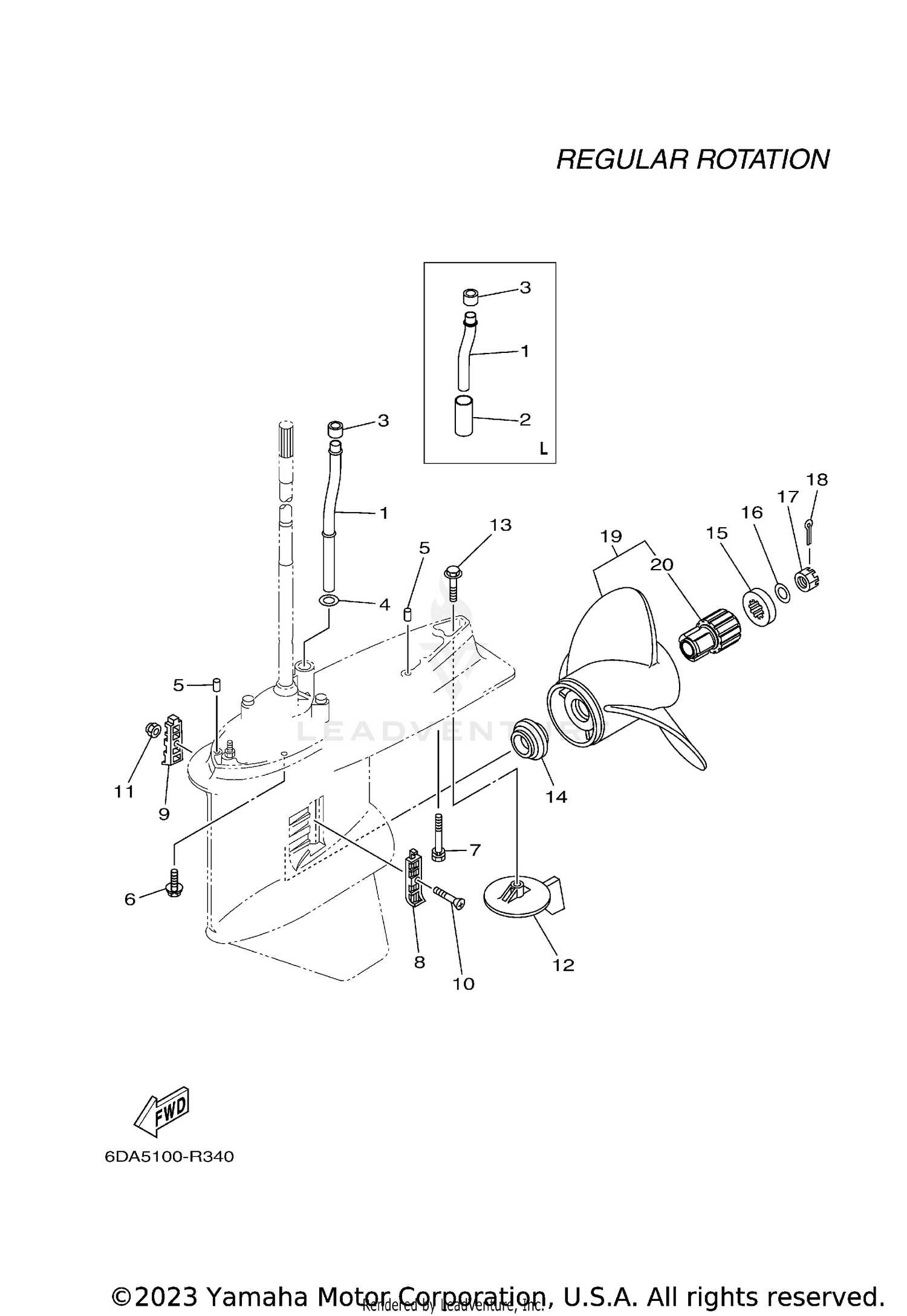 LOWER CASING DRIVE 2
