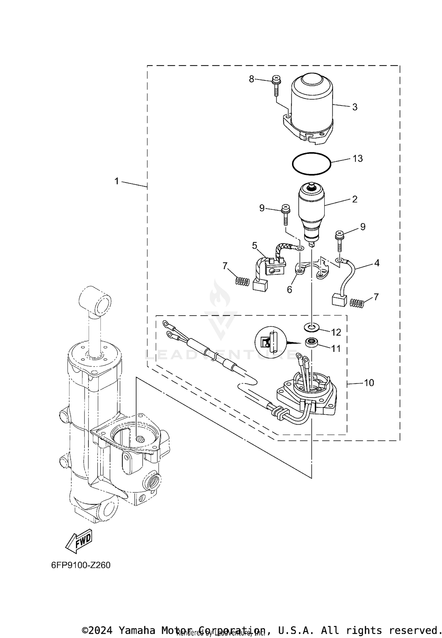 POWER TRIM TILT ASSY 2