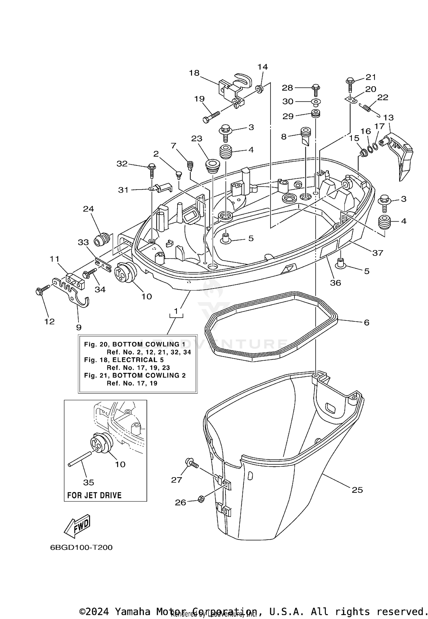 BOTTOM COWLING 1