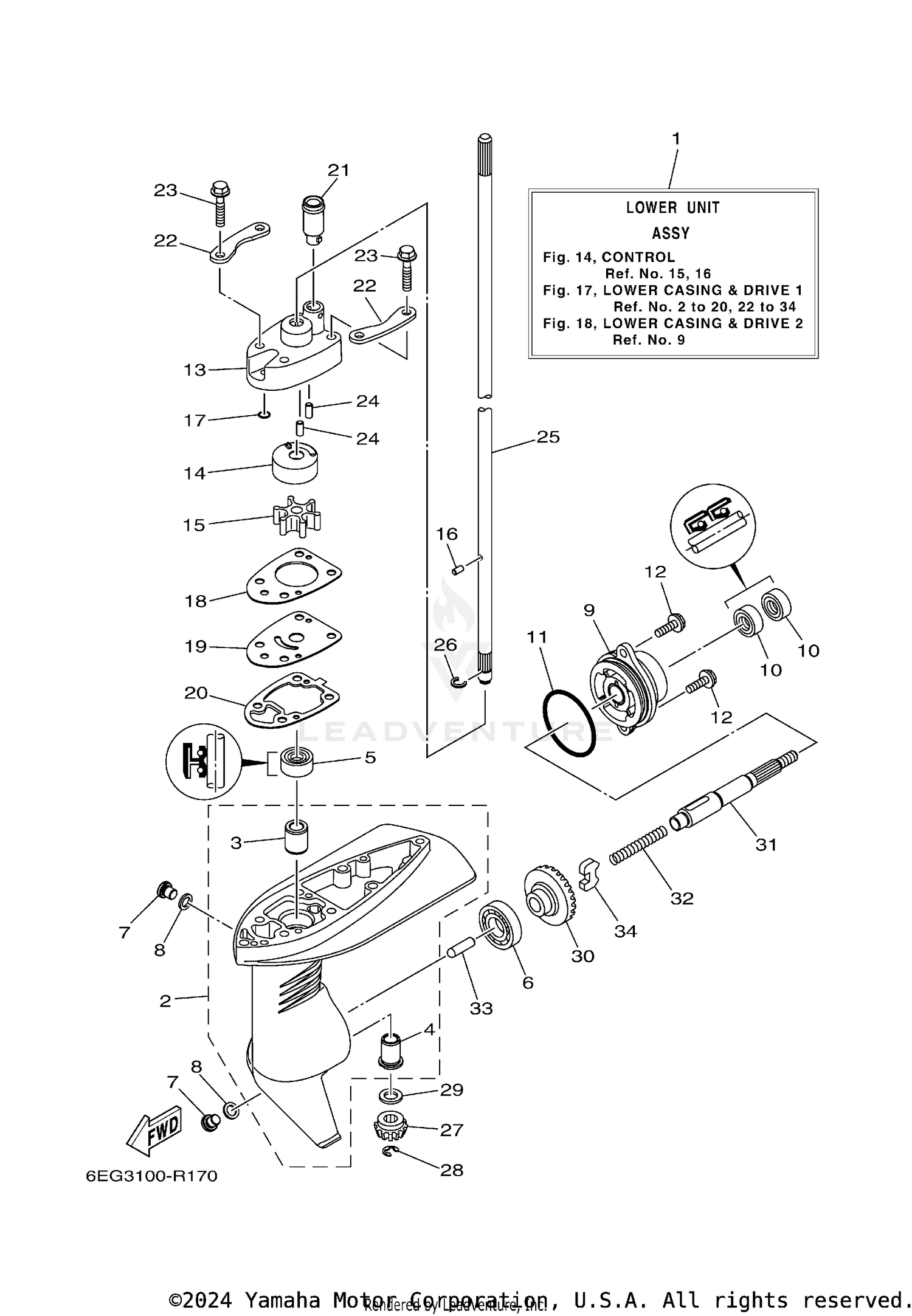 LOWER CASING DRIVE 1