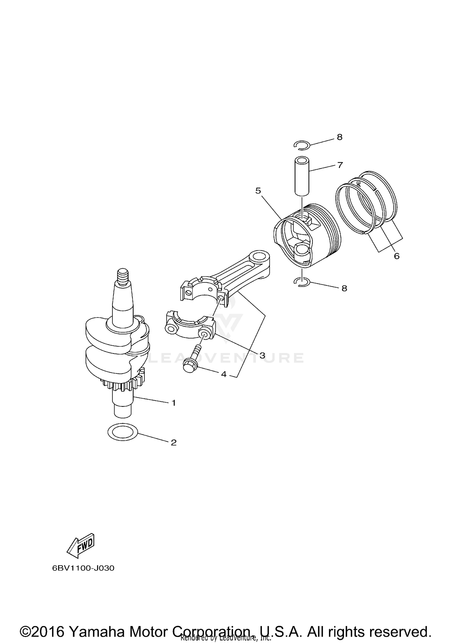 CRANKSHAFT PISTON