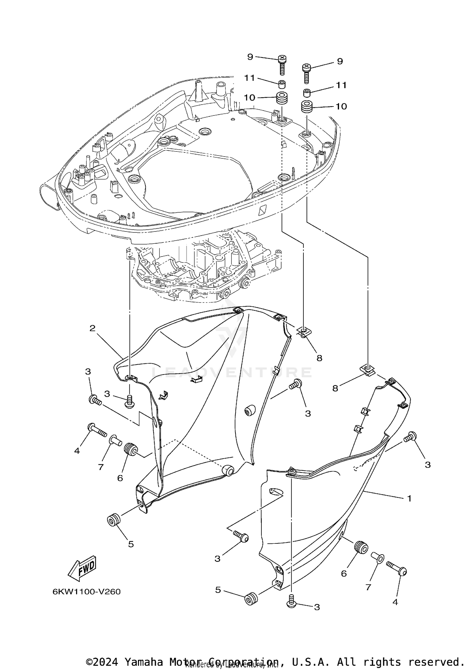 BOTTOM COWLING 3