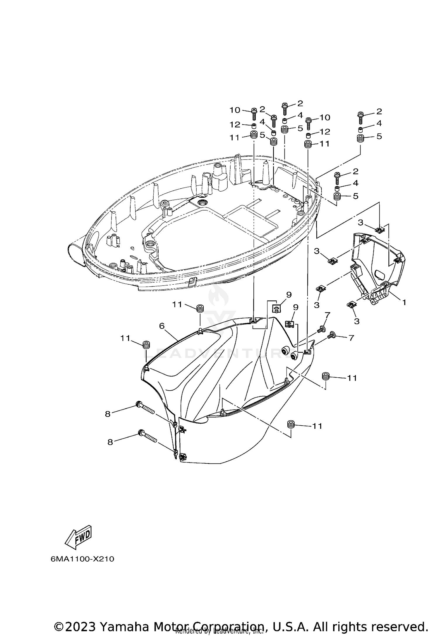 BOTTOM COWLING 2