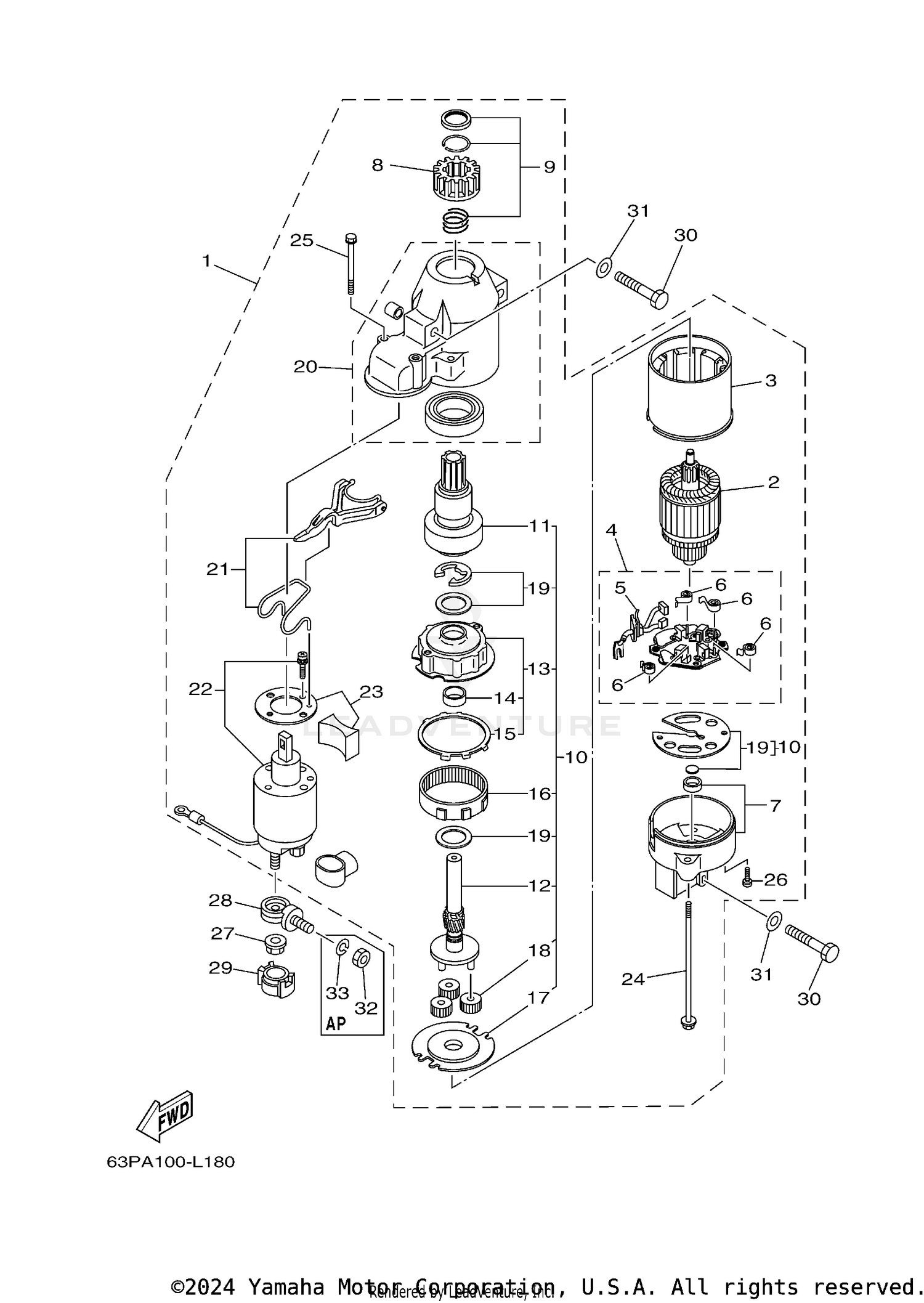 STARTING MOTOR