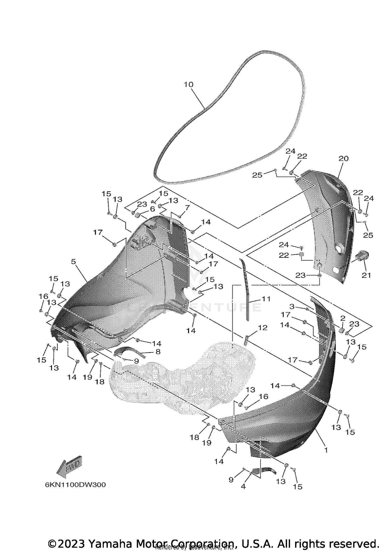 BOTTOM COWLING 2