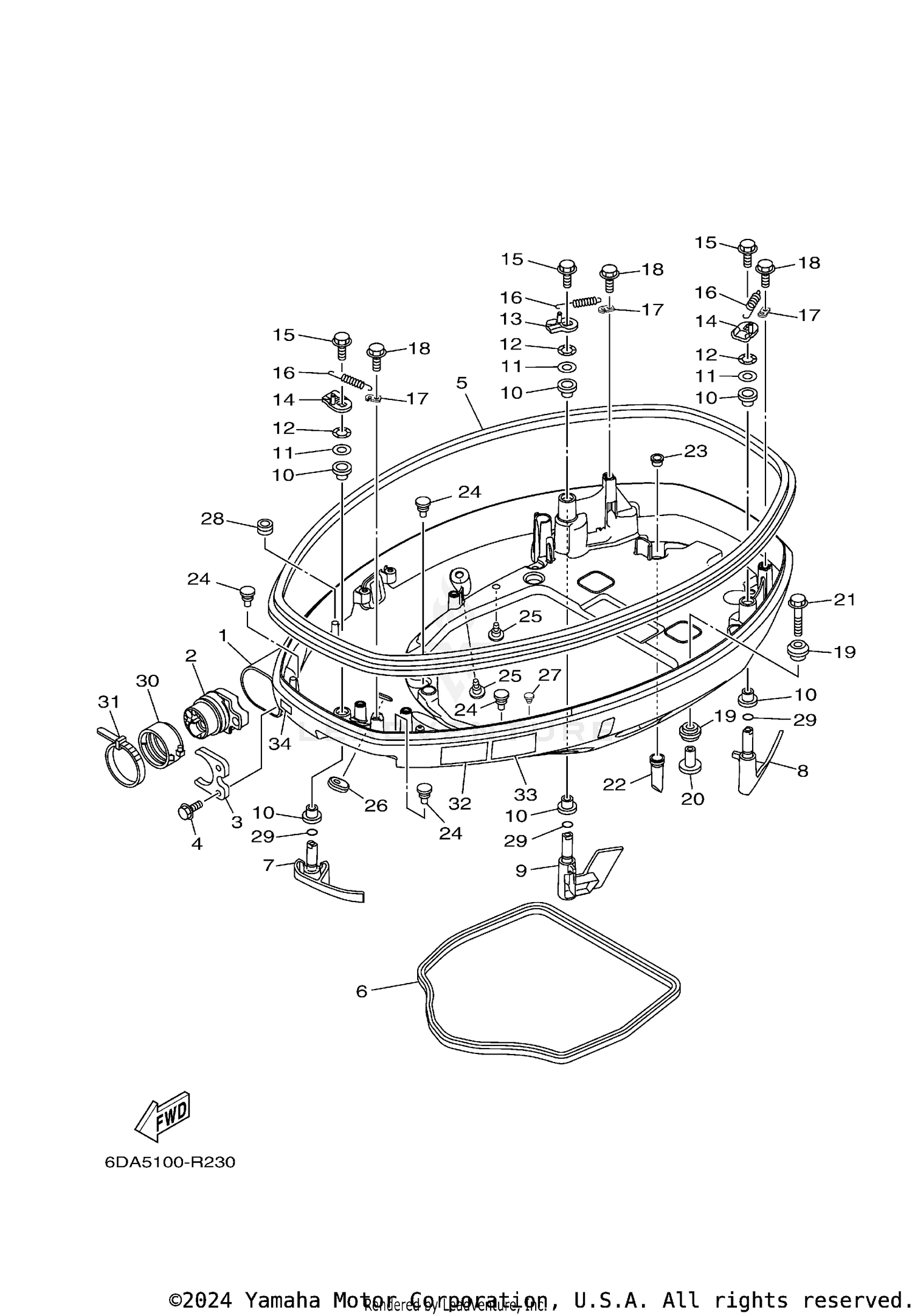 BOTTOM COWLING 1
