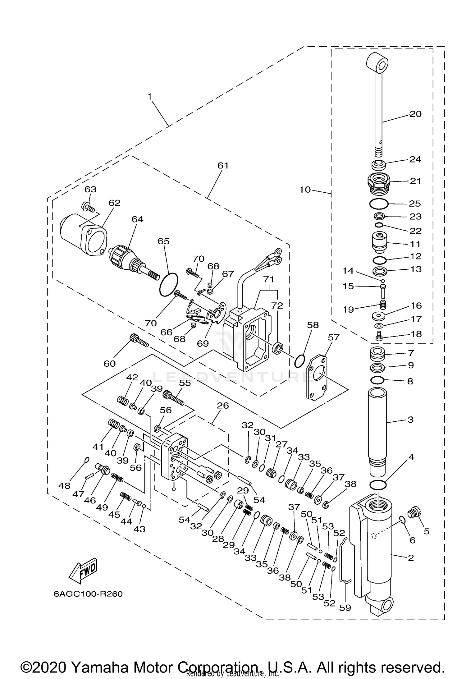 POWER TILT ASSY
