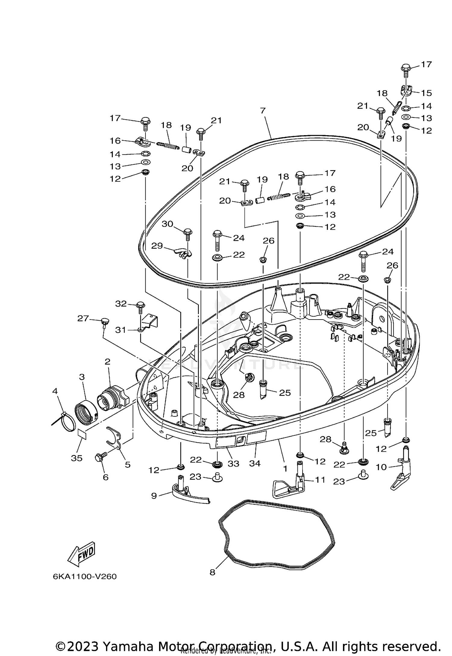 BOTTOM COWLING 1