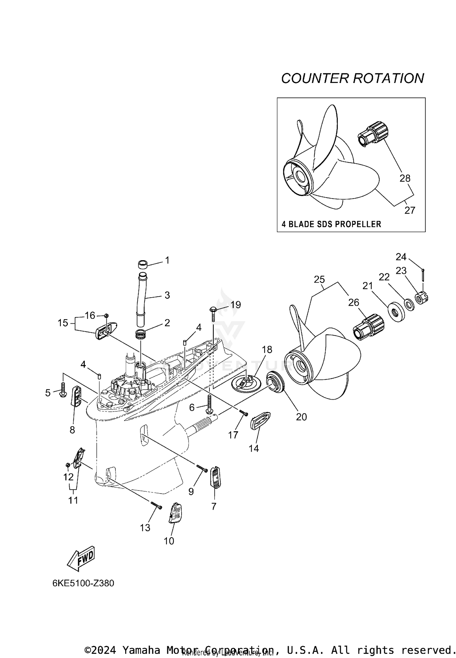 LOWER CASING DRIVE 4