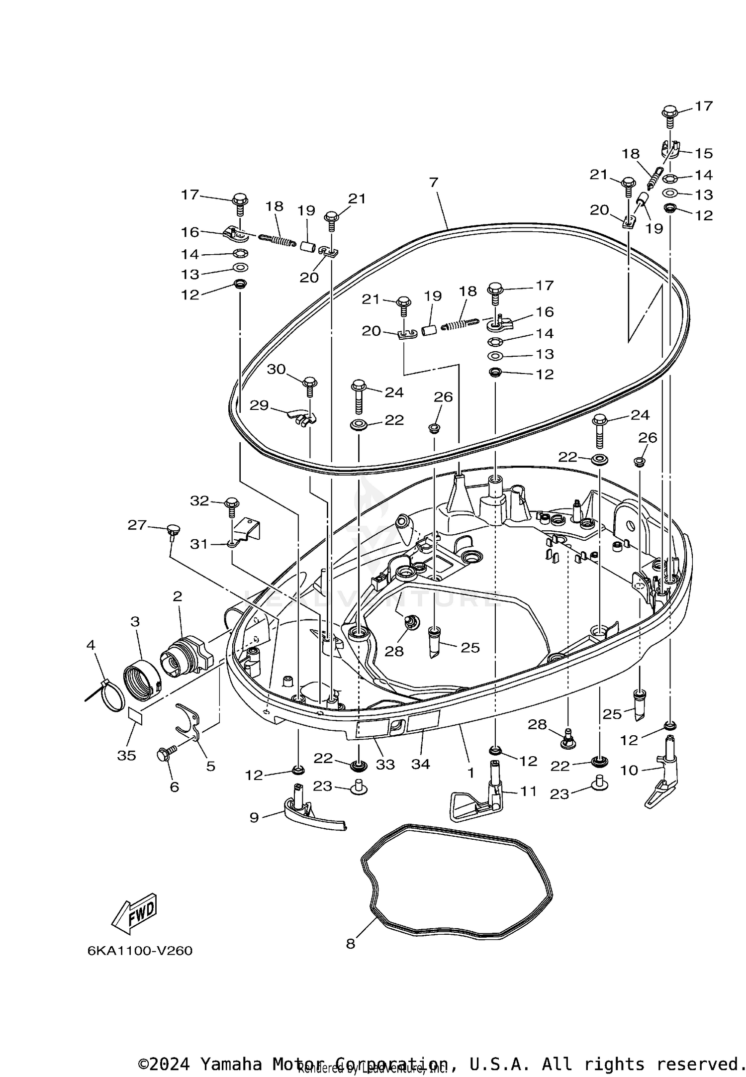 BOTTOM COWLING 1