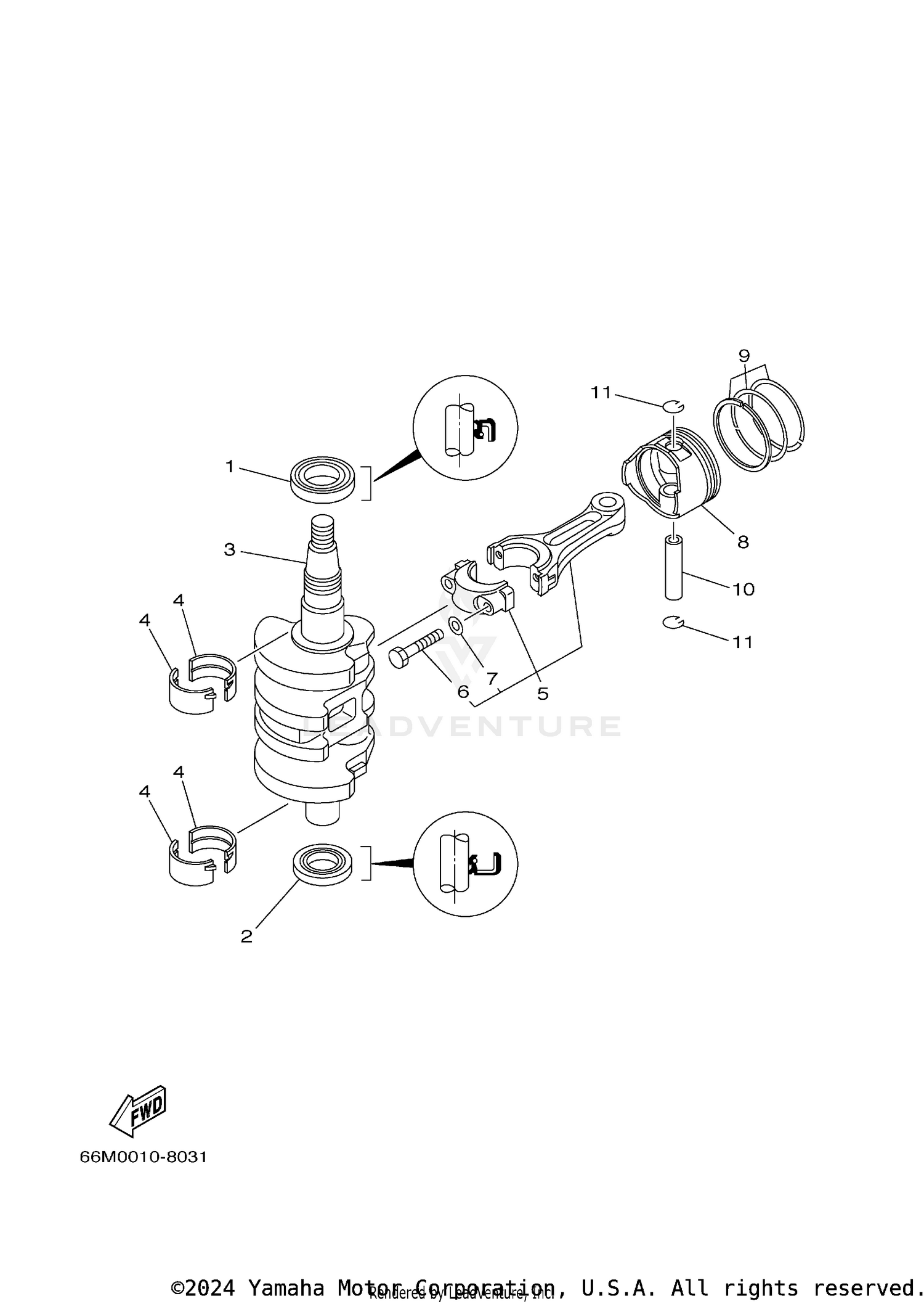 CRANKSHAFT PISTON