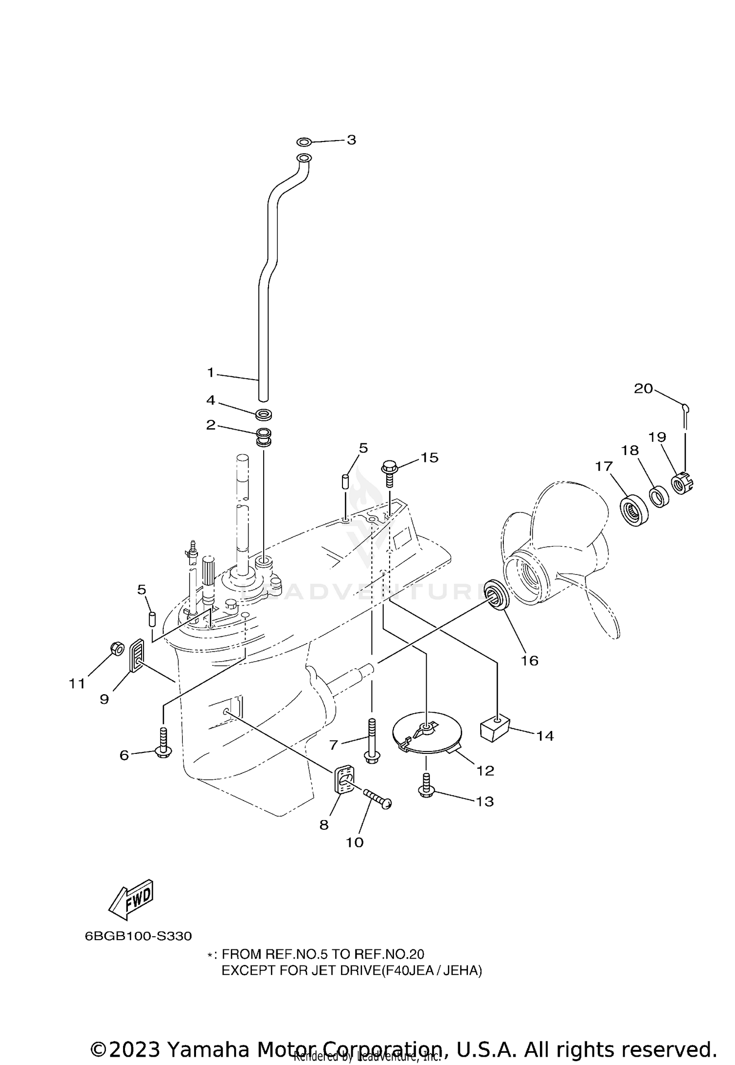 LOWER CASING DRIVE 2