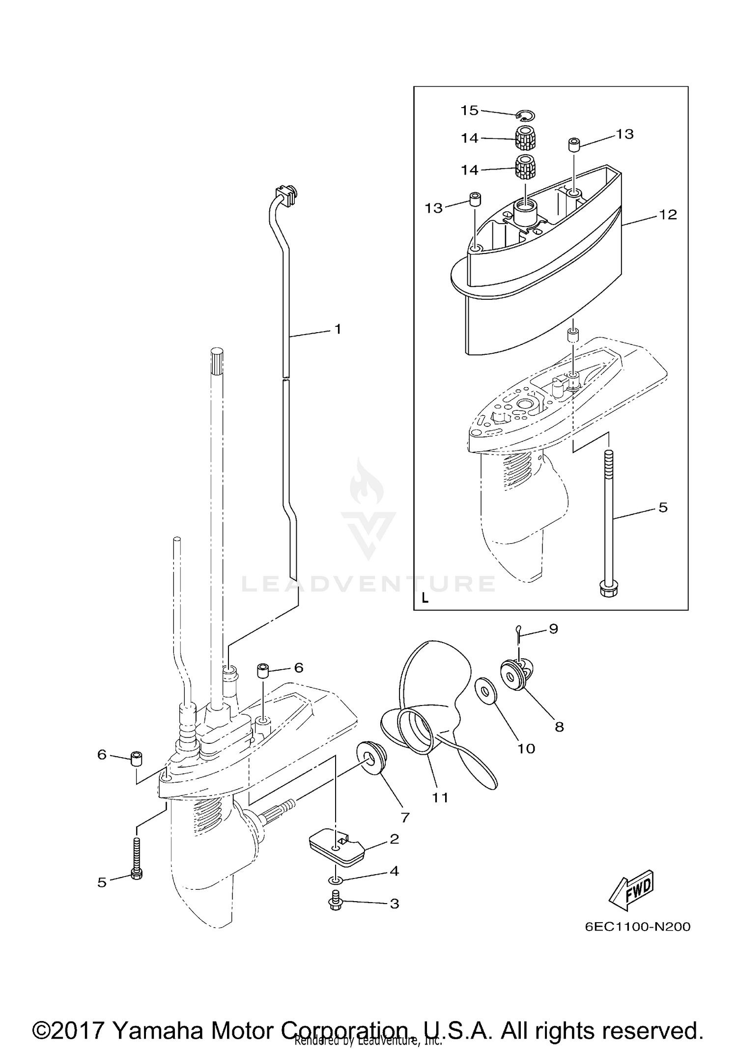 LOWER CASING DRIVE 2