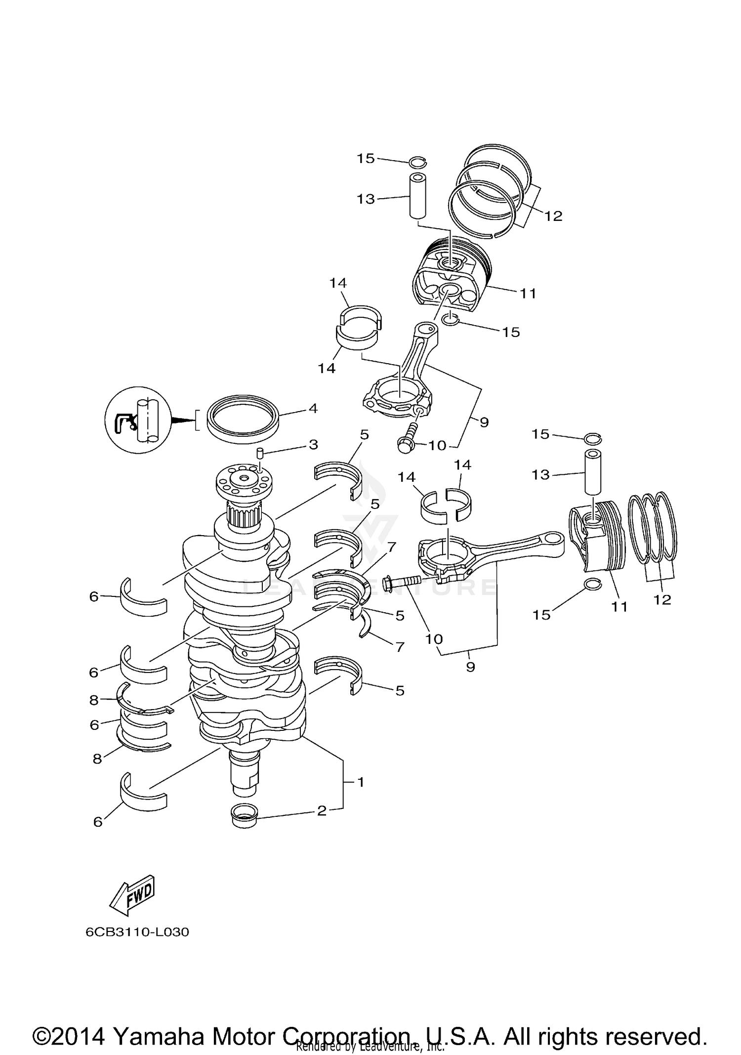 CRANKSHAFT PISTON