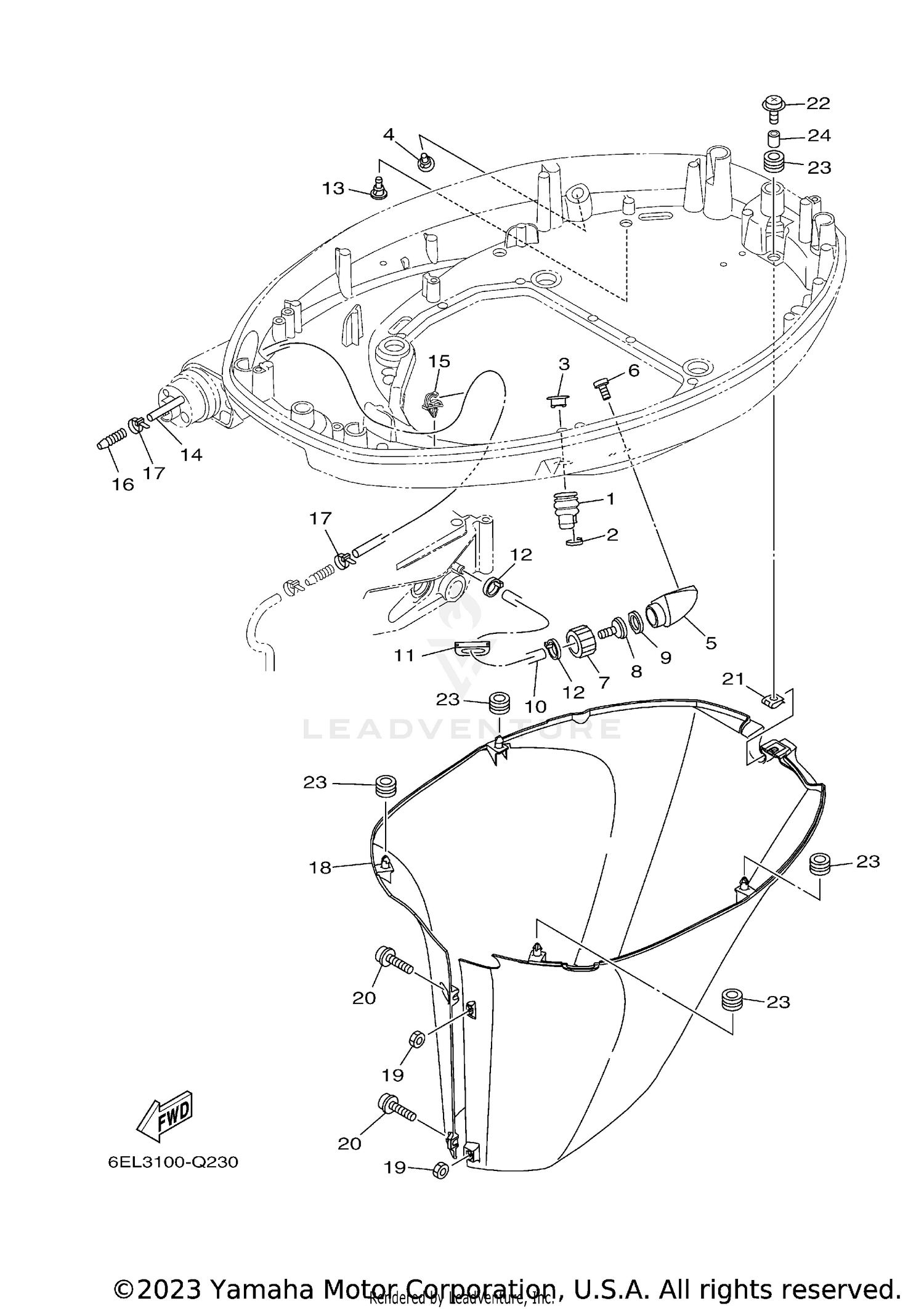 BOTTOM COWLING 2