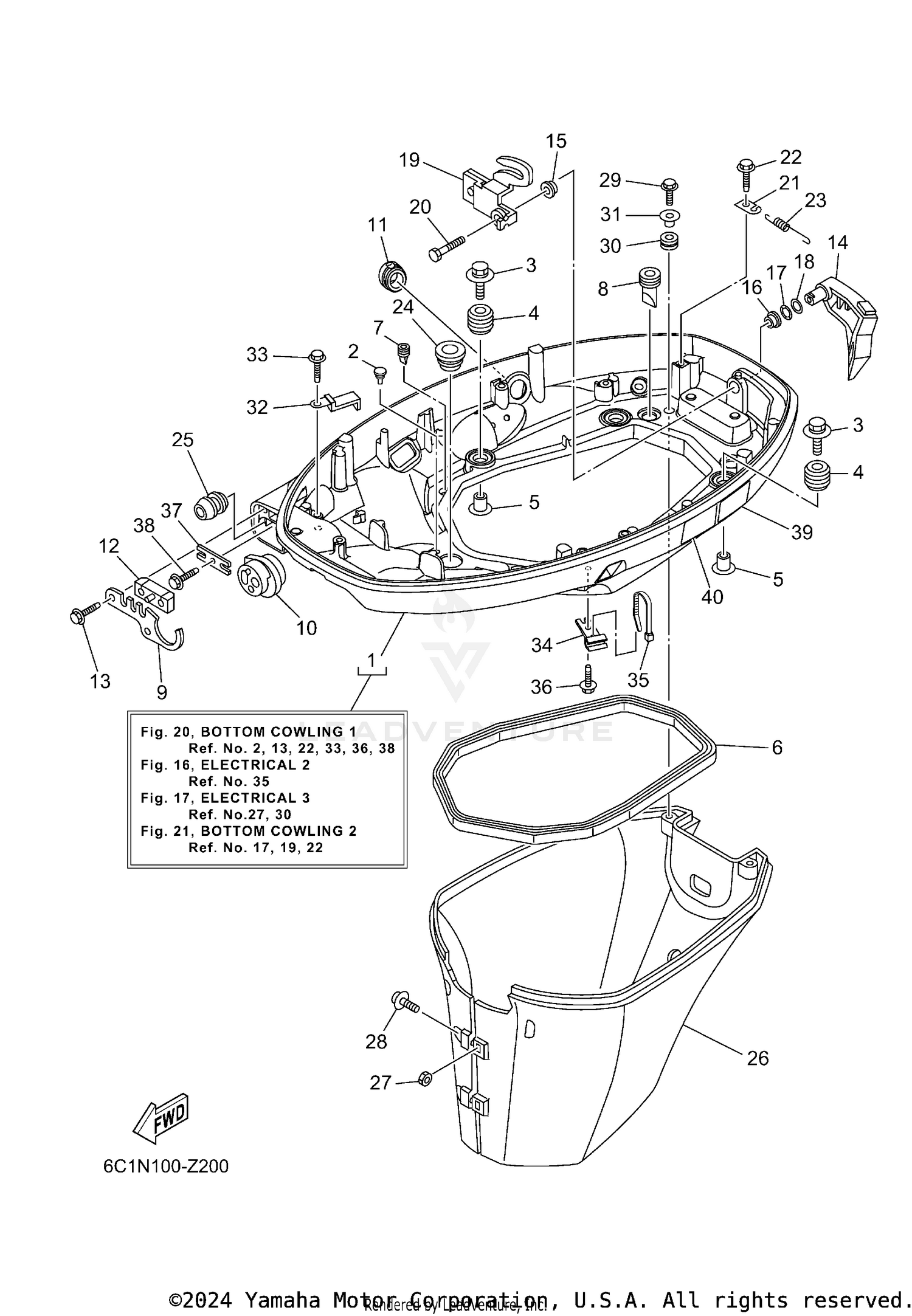 BOTTOM COWLING 1