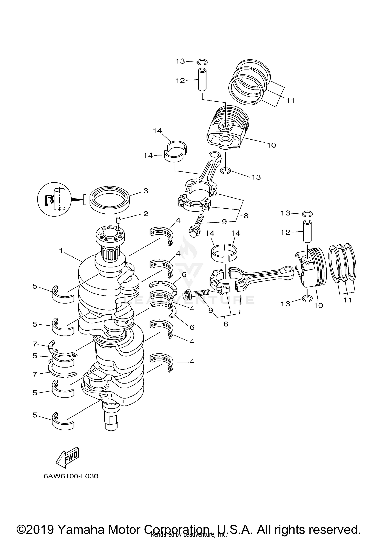 CRANKSHAFT PISTON